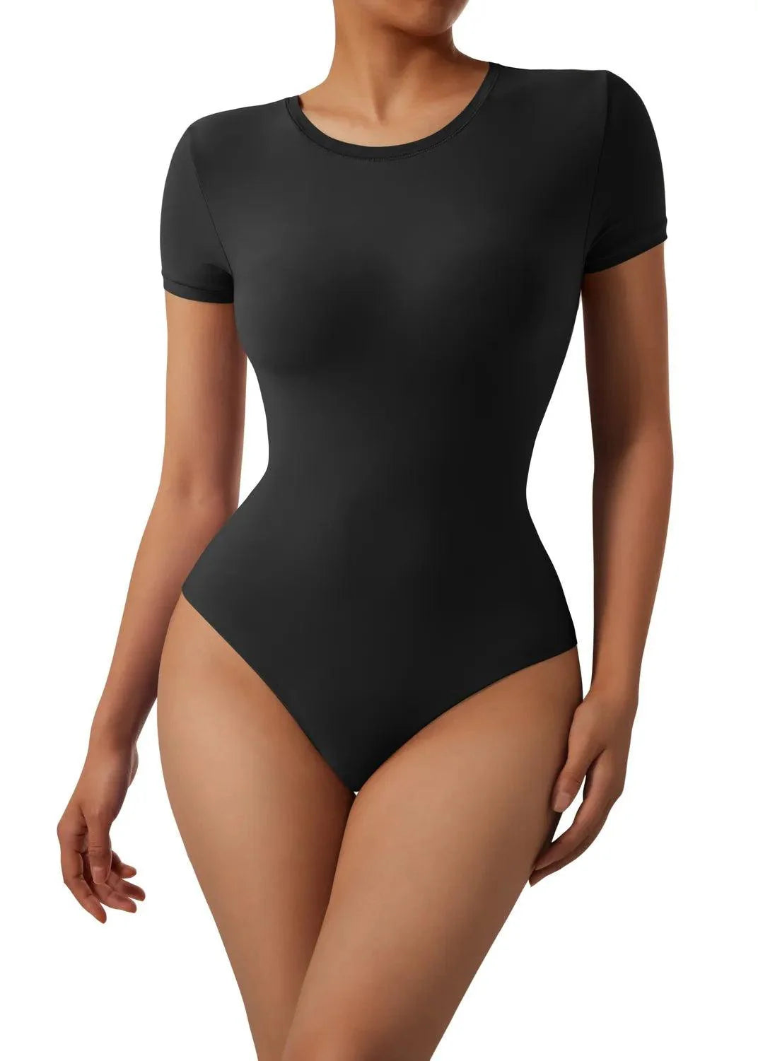 Buttery Soft Crew Neck Bodysuit - Short Sleeve