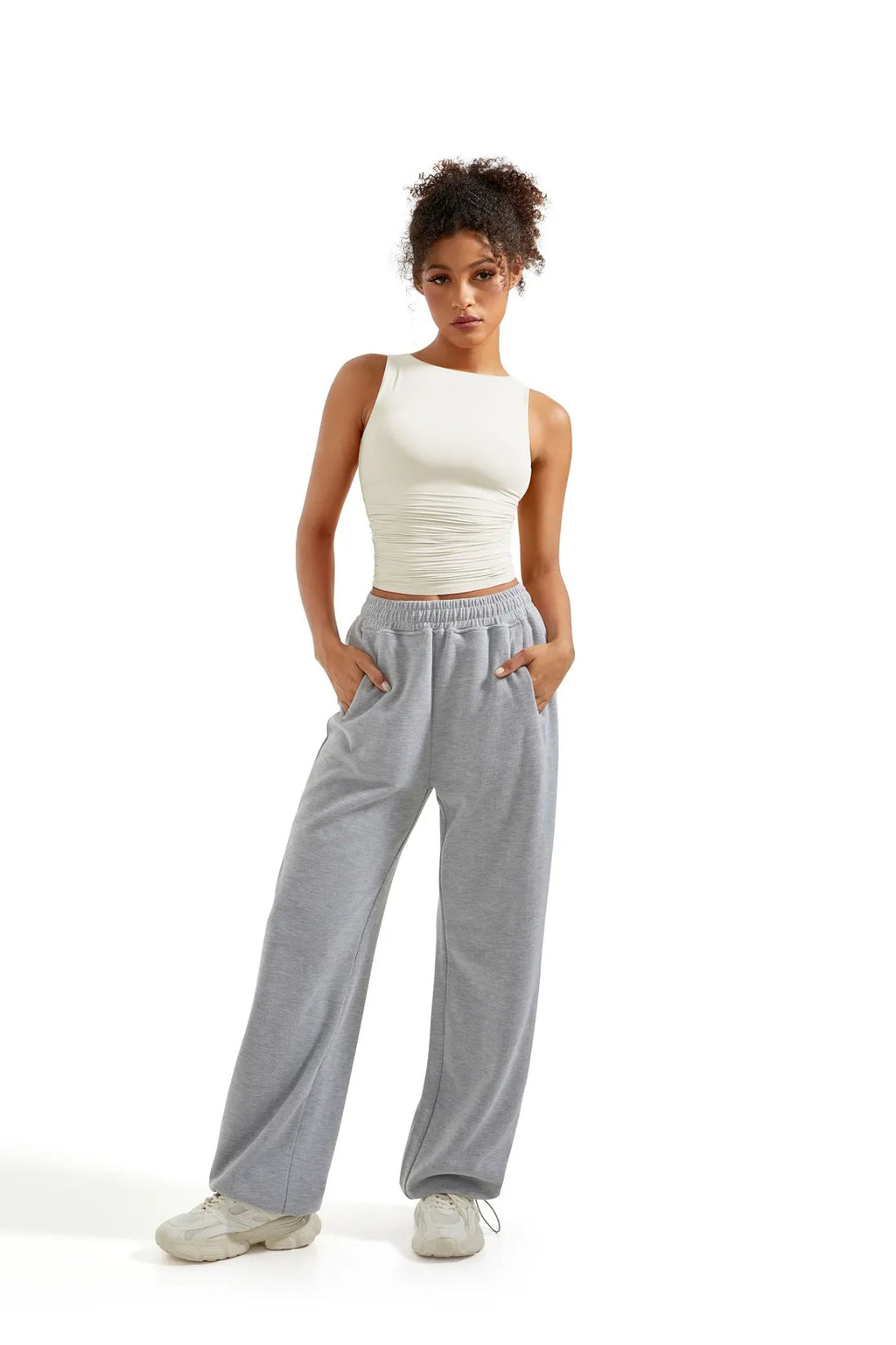 Buttery Soft Side Ruched Tank Top
