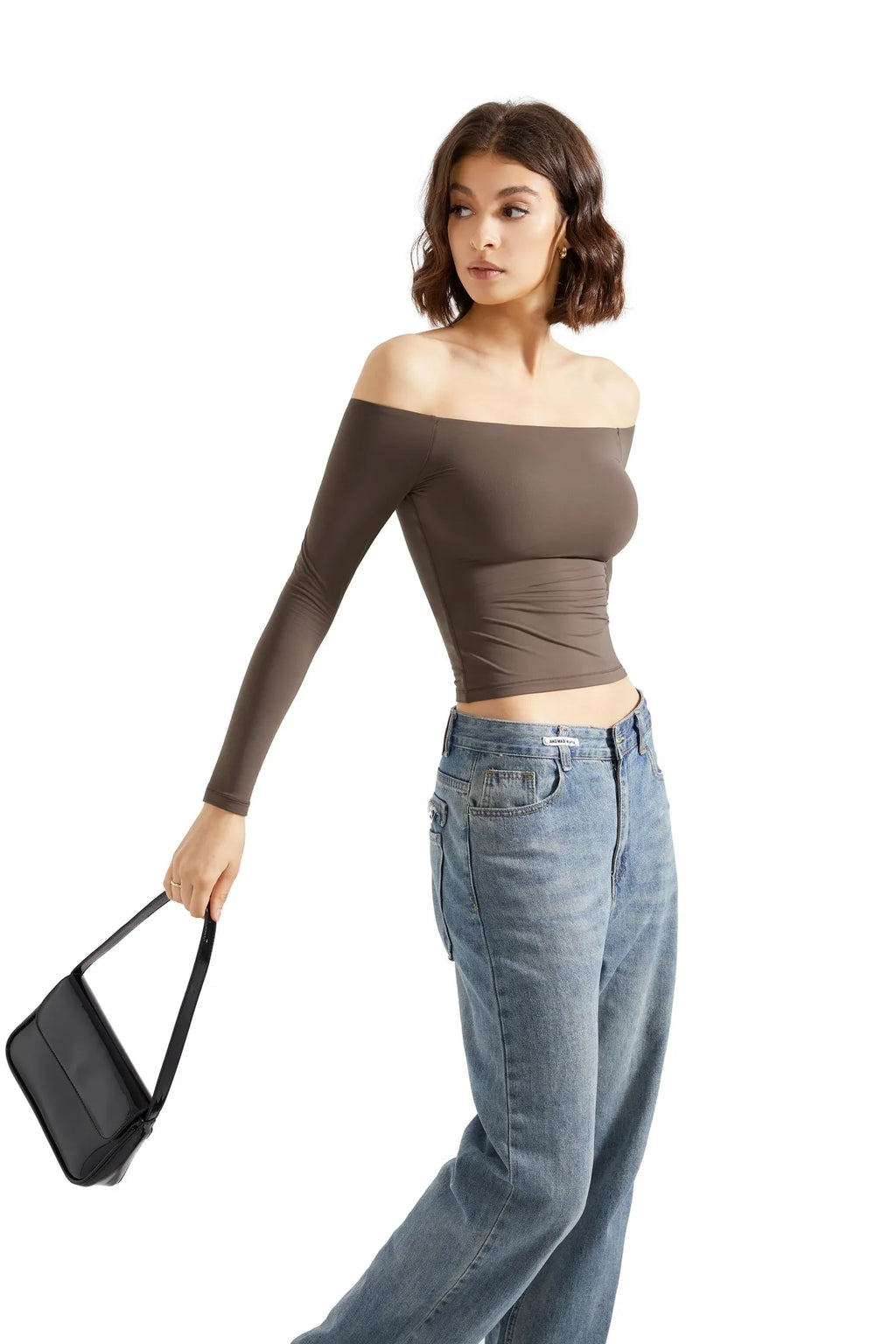 Buttery Soft Off Shoulder Shirt - Long Sleeve