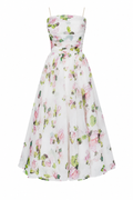 Vestido midi mujer floral estilo romántico - Elira