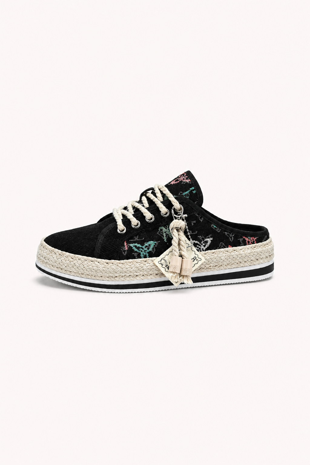 Zapatos hombre lona casual cordones suela yute - Dorian