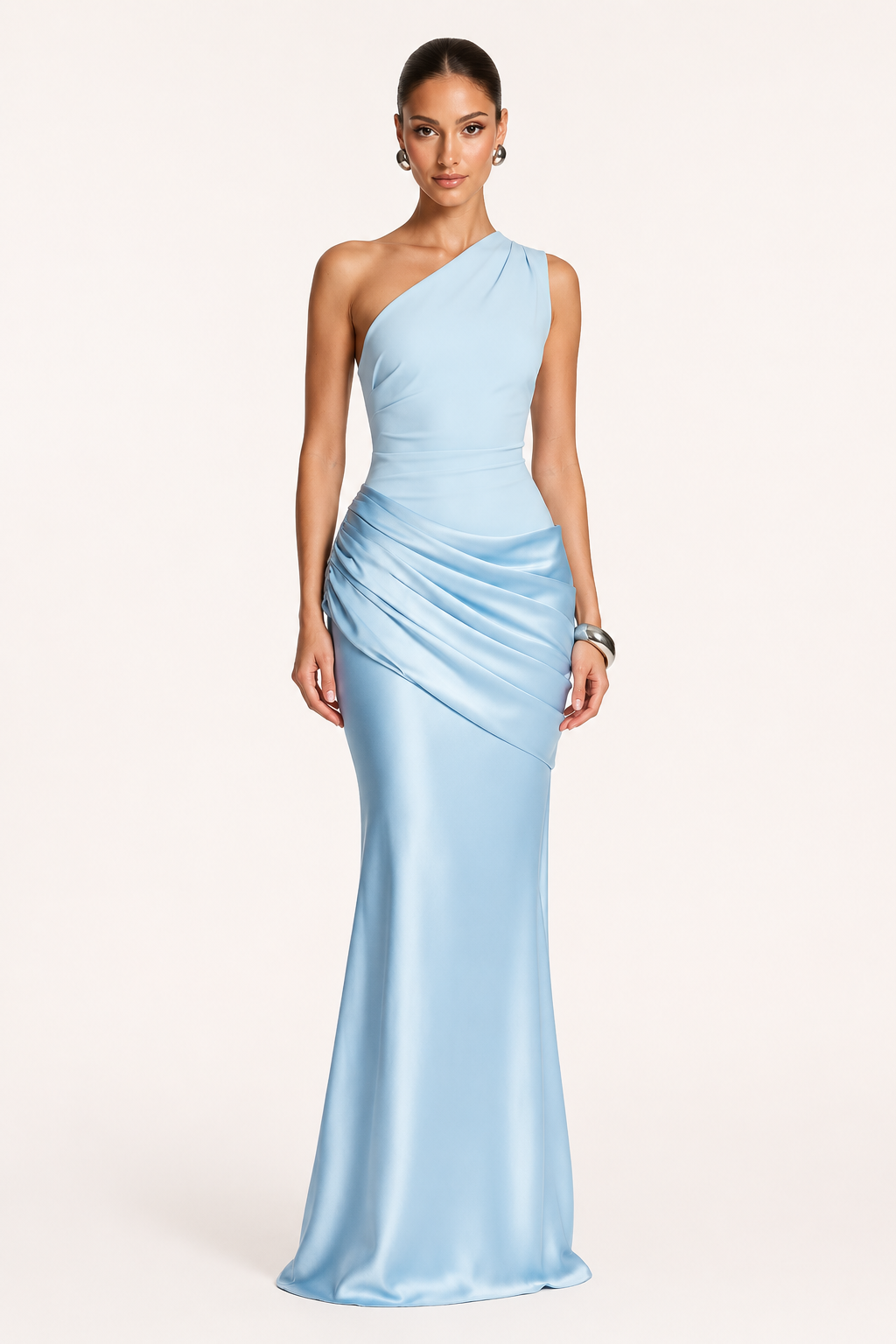 Vestido largo mujer gala elegante ajuste entallado - Selena