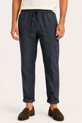 Pantalón lino cintura elástica hombre - Falk