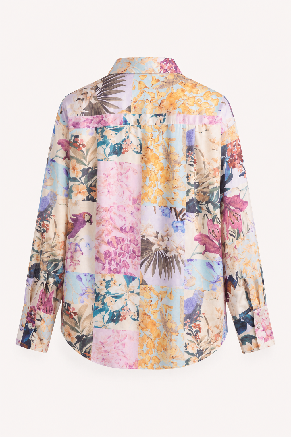 Blusa estampada manga larga mujer - Laura