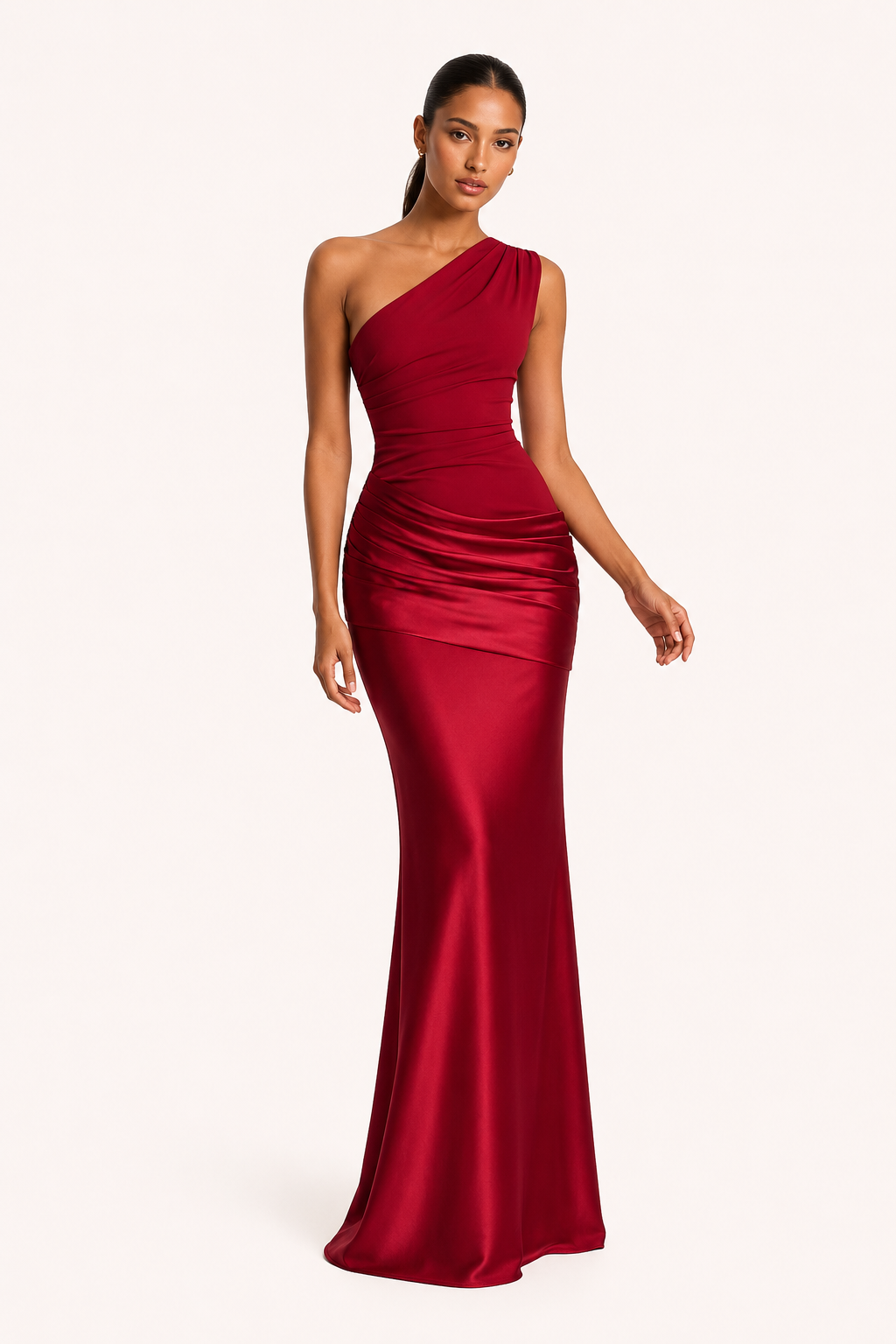 Vestido largo mujer gala elegante ajuste entallado - Selena