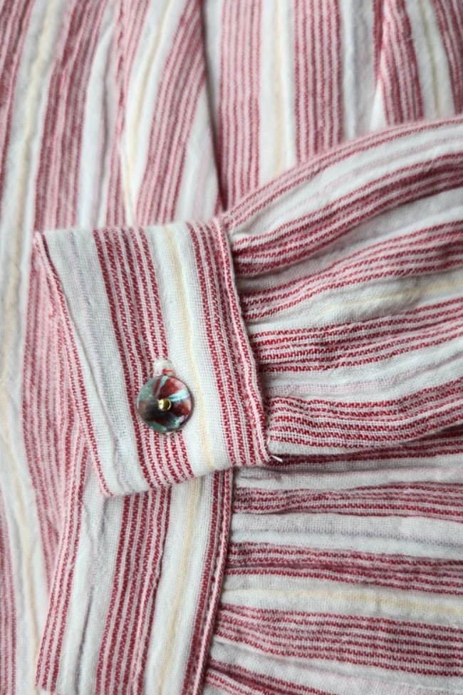 CAMISA RAYAS ROJAS