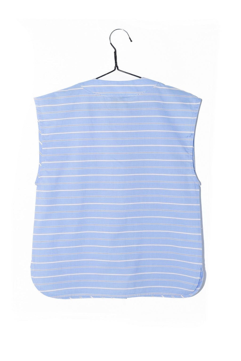 CAMISA POLISH AZUL RAYA BLANCA