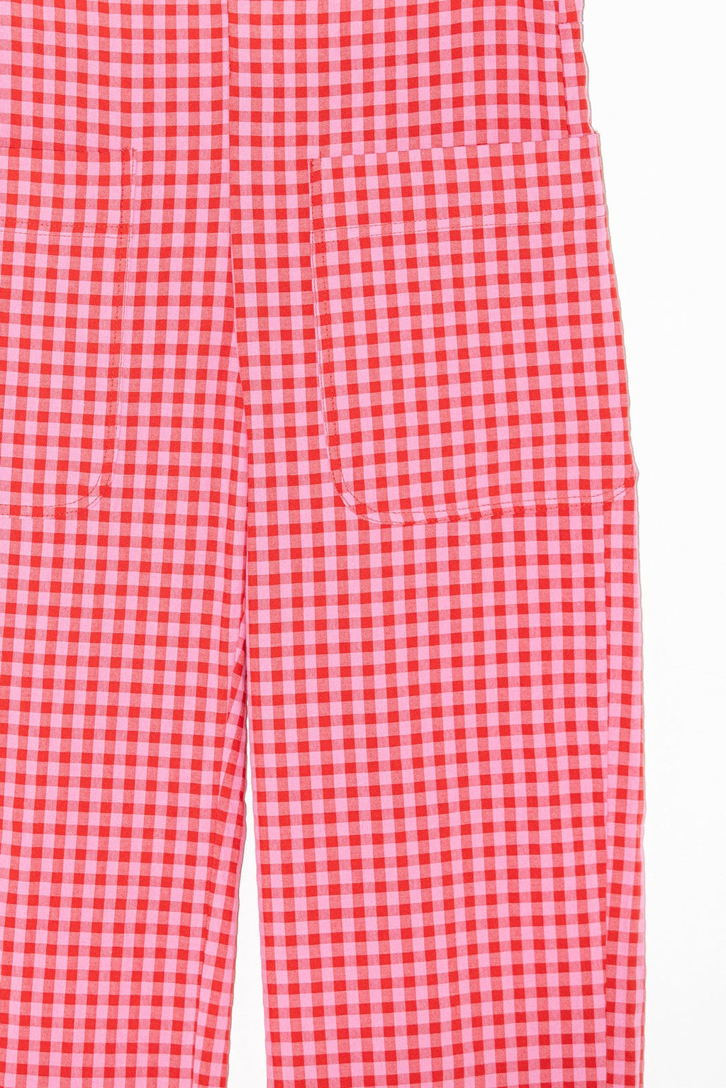PANTALON VICHY FUCSIA