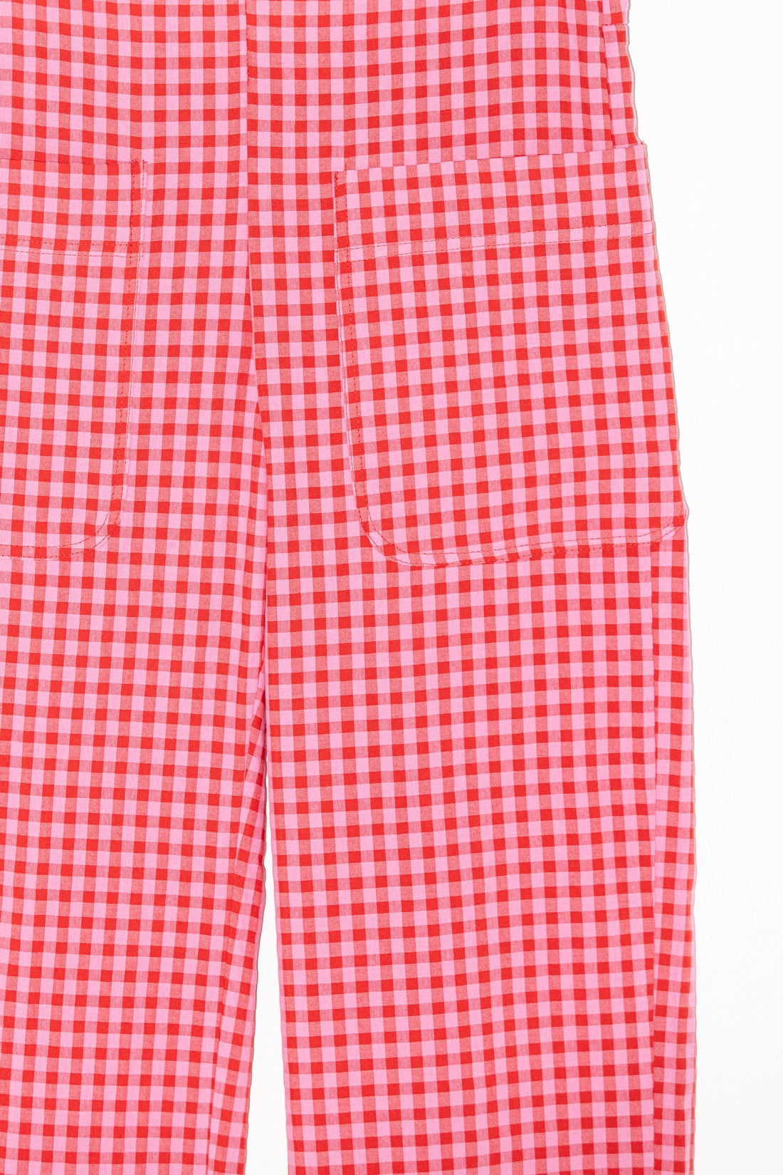 PANTALON VICHY FUCSIA