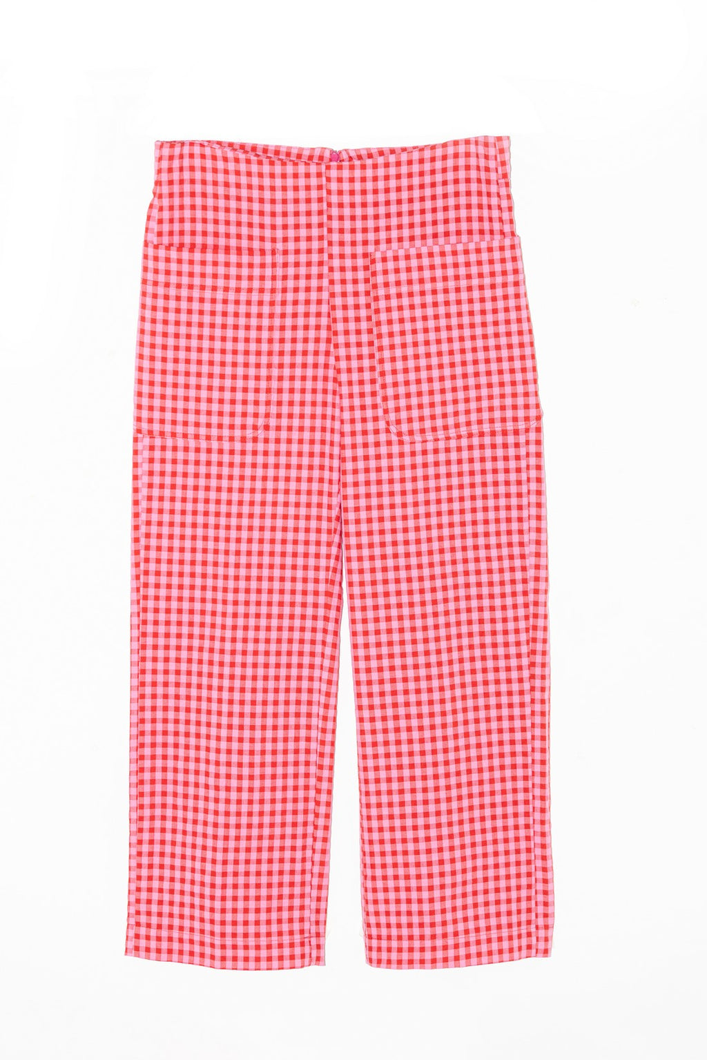 PANTALON VICHY FUCSIA