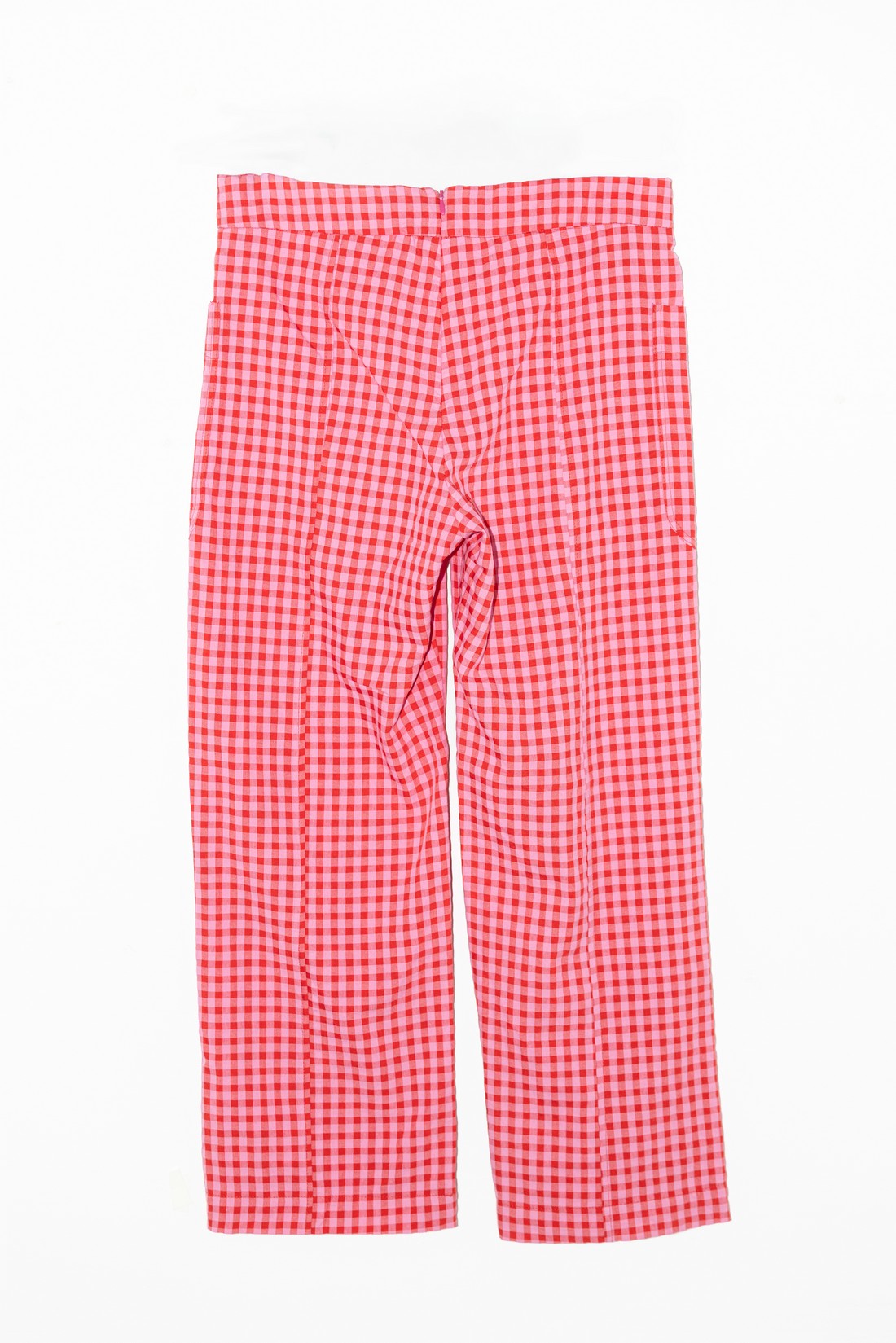 PANTALON VICHY FUCSIA
