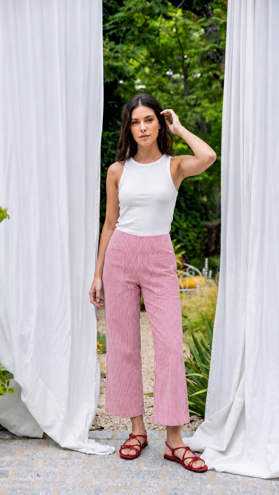 PANTALON COLON MIL RAYAS