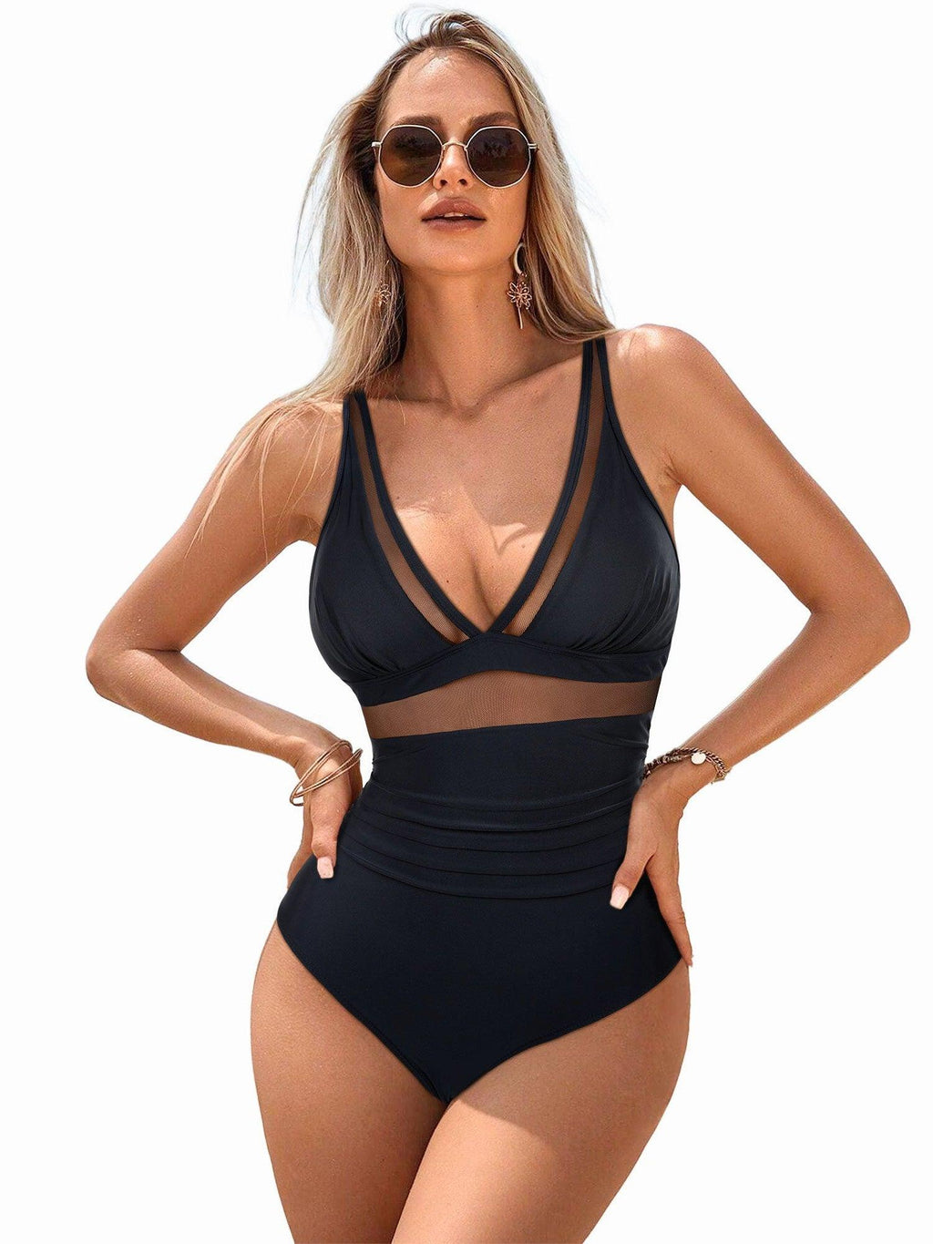 Mesh Push Up Bathing Suit