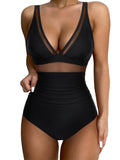Mesh Push Up Bathing Suit