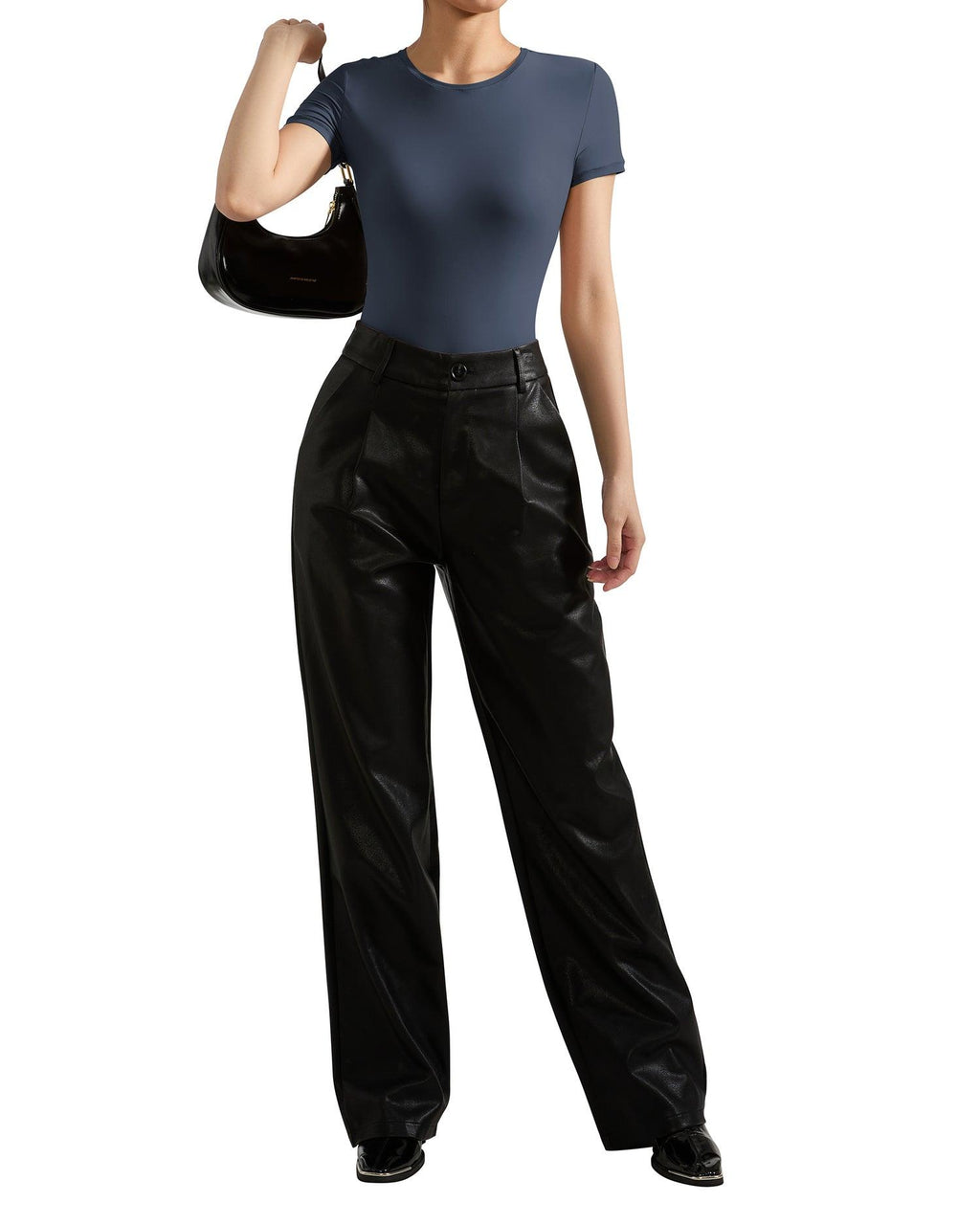 Buttery Soft Crew Neck Bodysuit - Short Sleeve