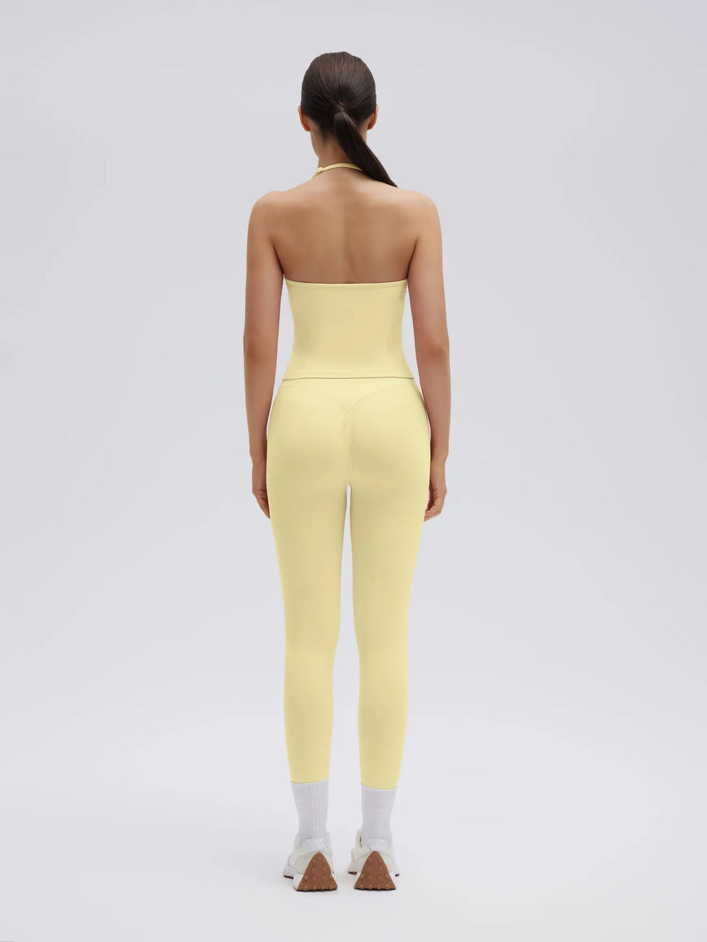 Strappy Halterneck V Neckline  Halter Top