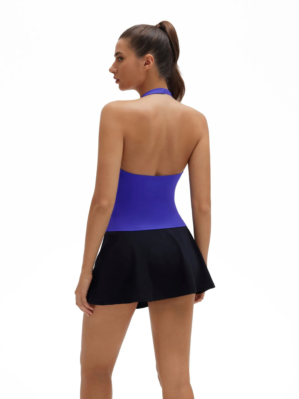 Halter Deep V Neck Wrap Workout Tank Tops