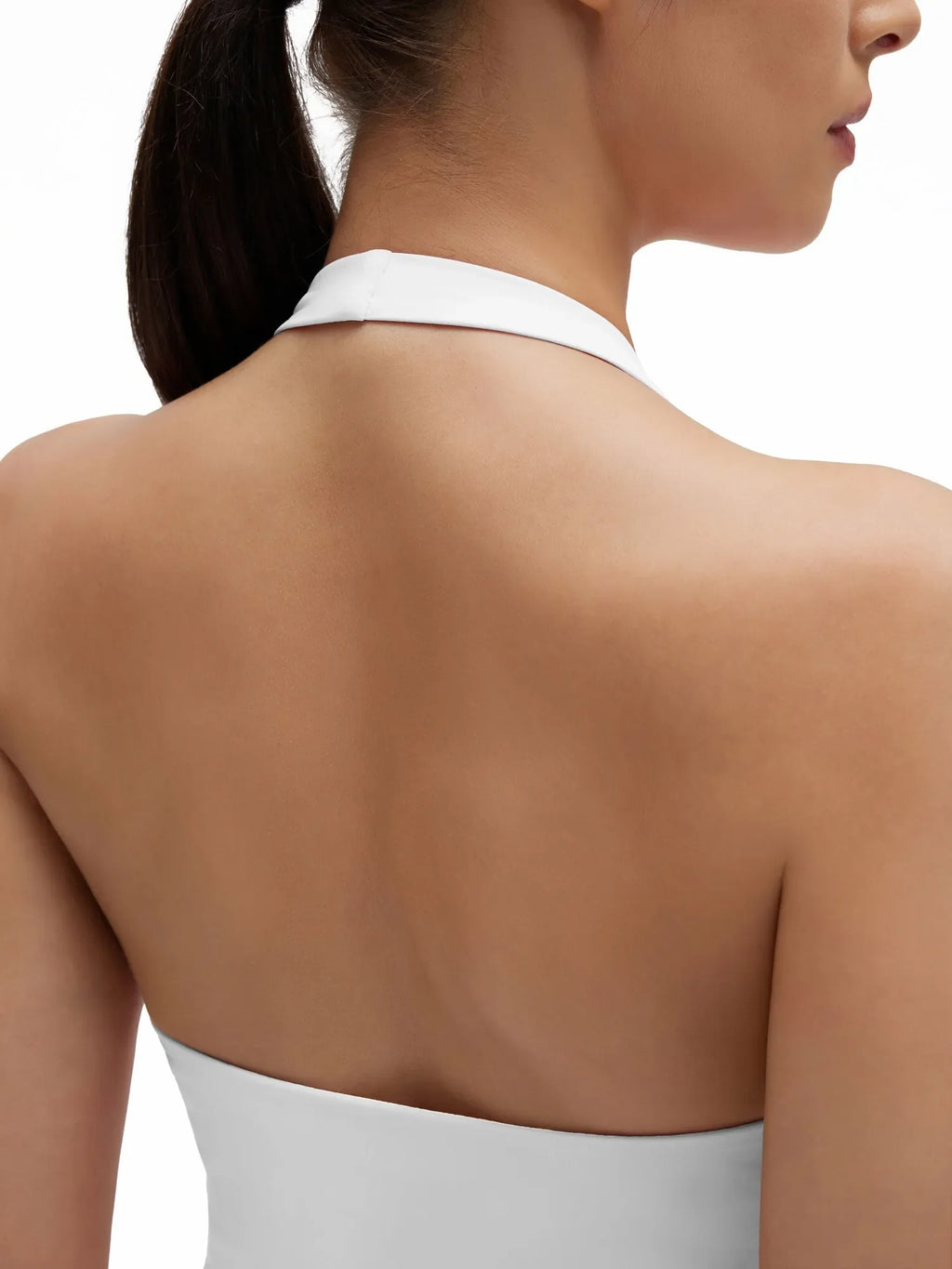 Halter Deep V Neck Wrap Workout Tank Tops