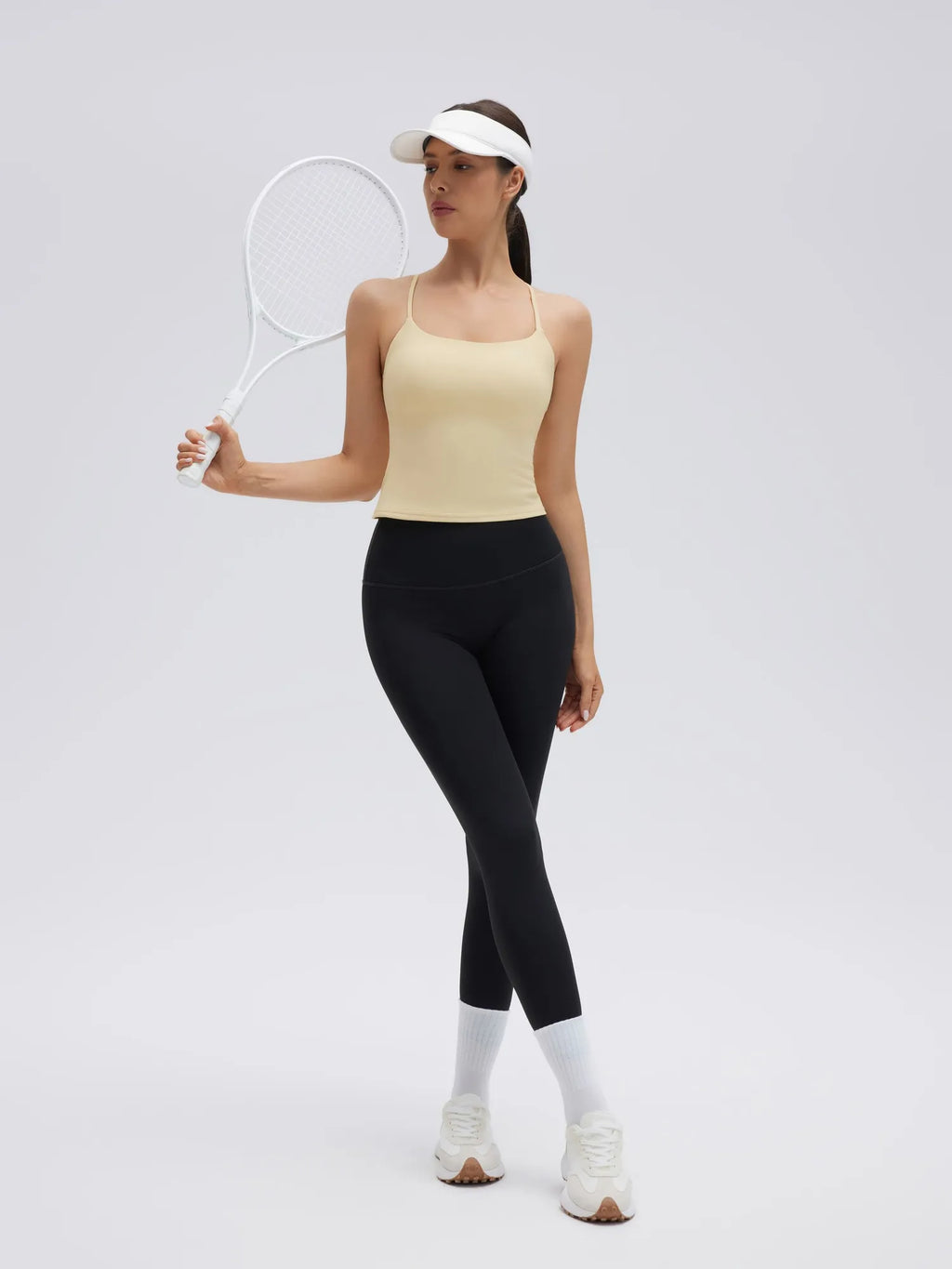 Longline Padded Open Back Spaghetti Strap Camisole Tops
