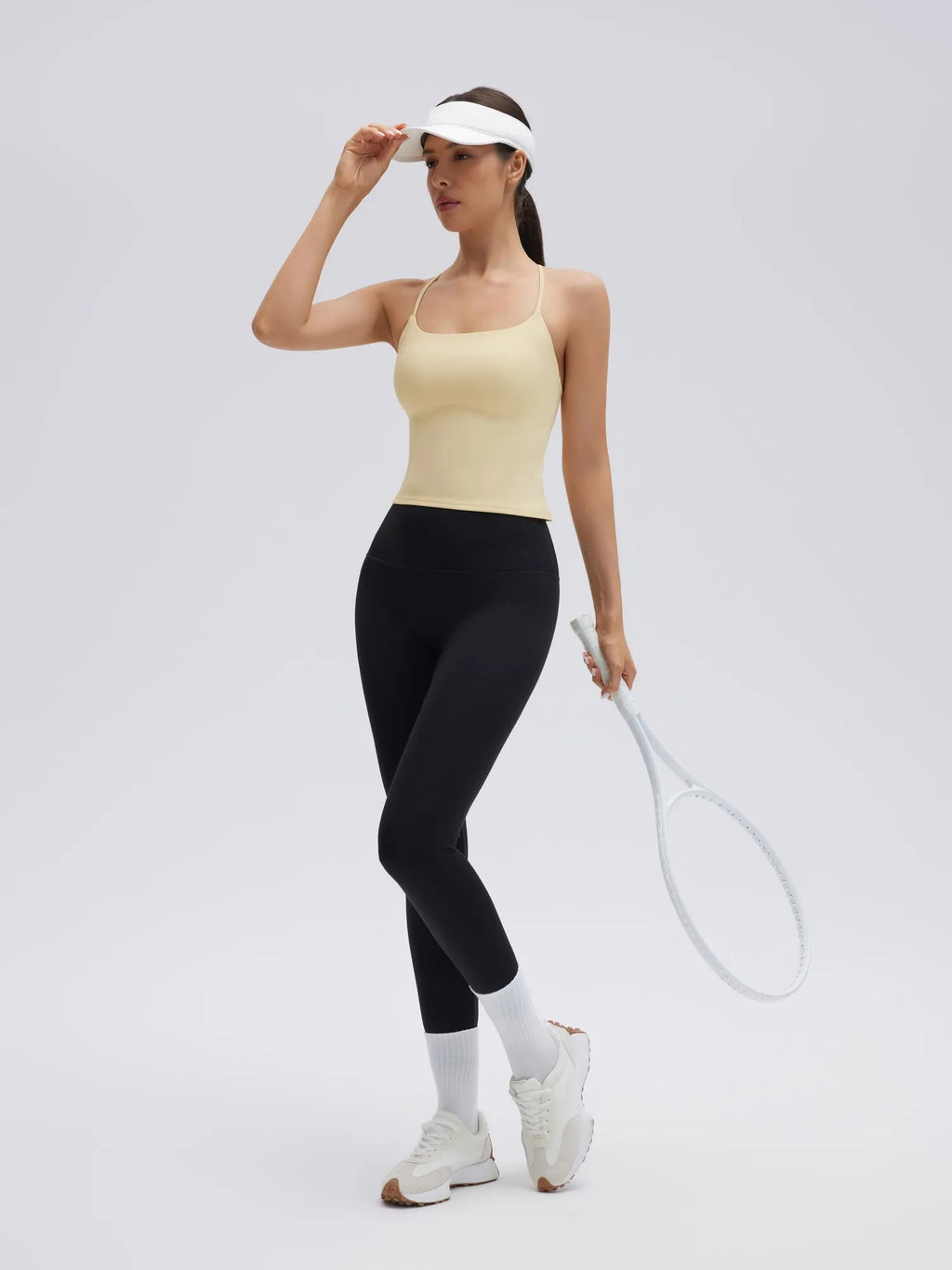Longline Padded Open Back Spaghetti Strap Camisole Tops