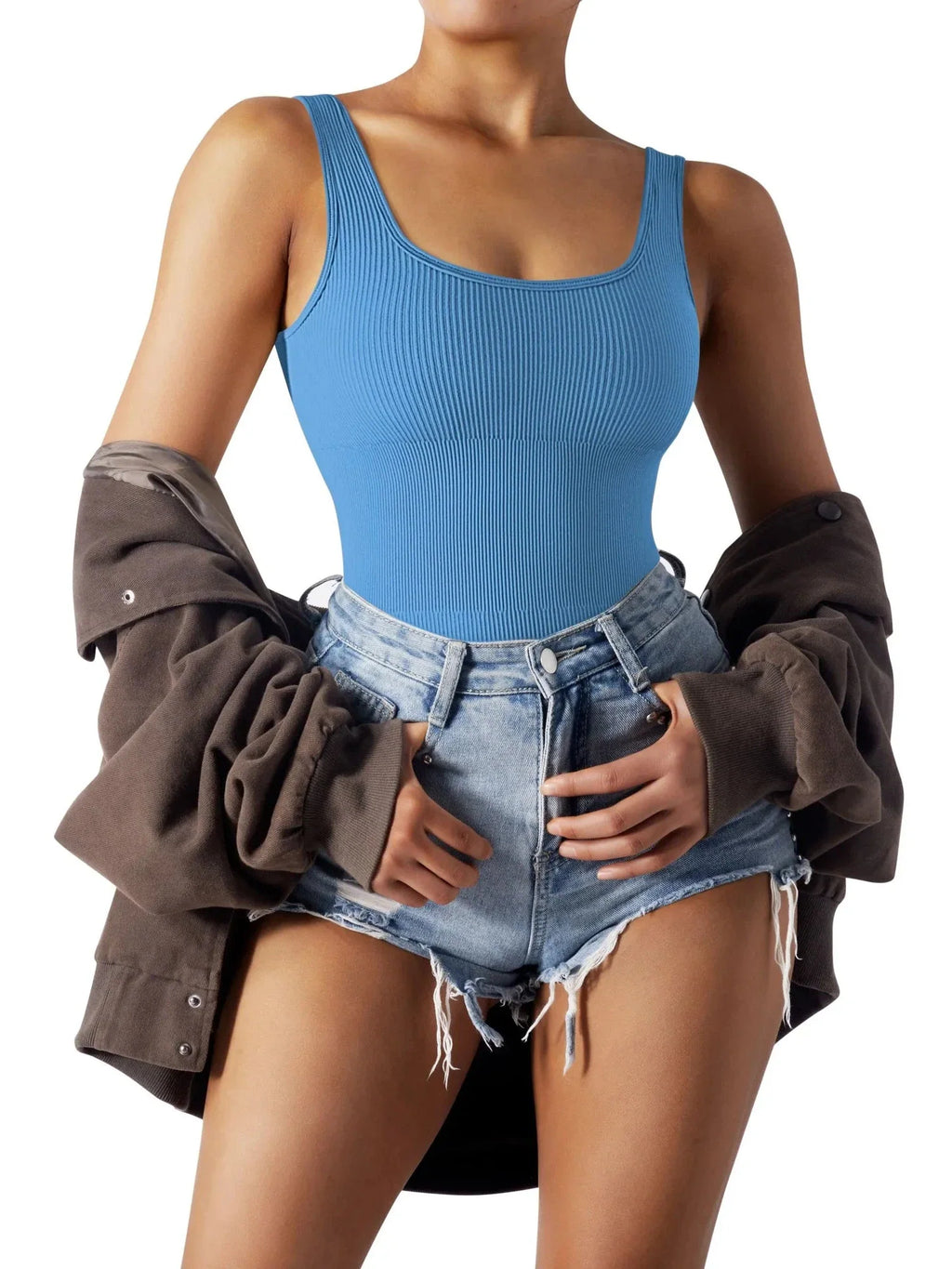 Ribbed Bodysuit