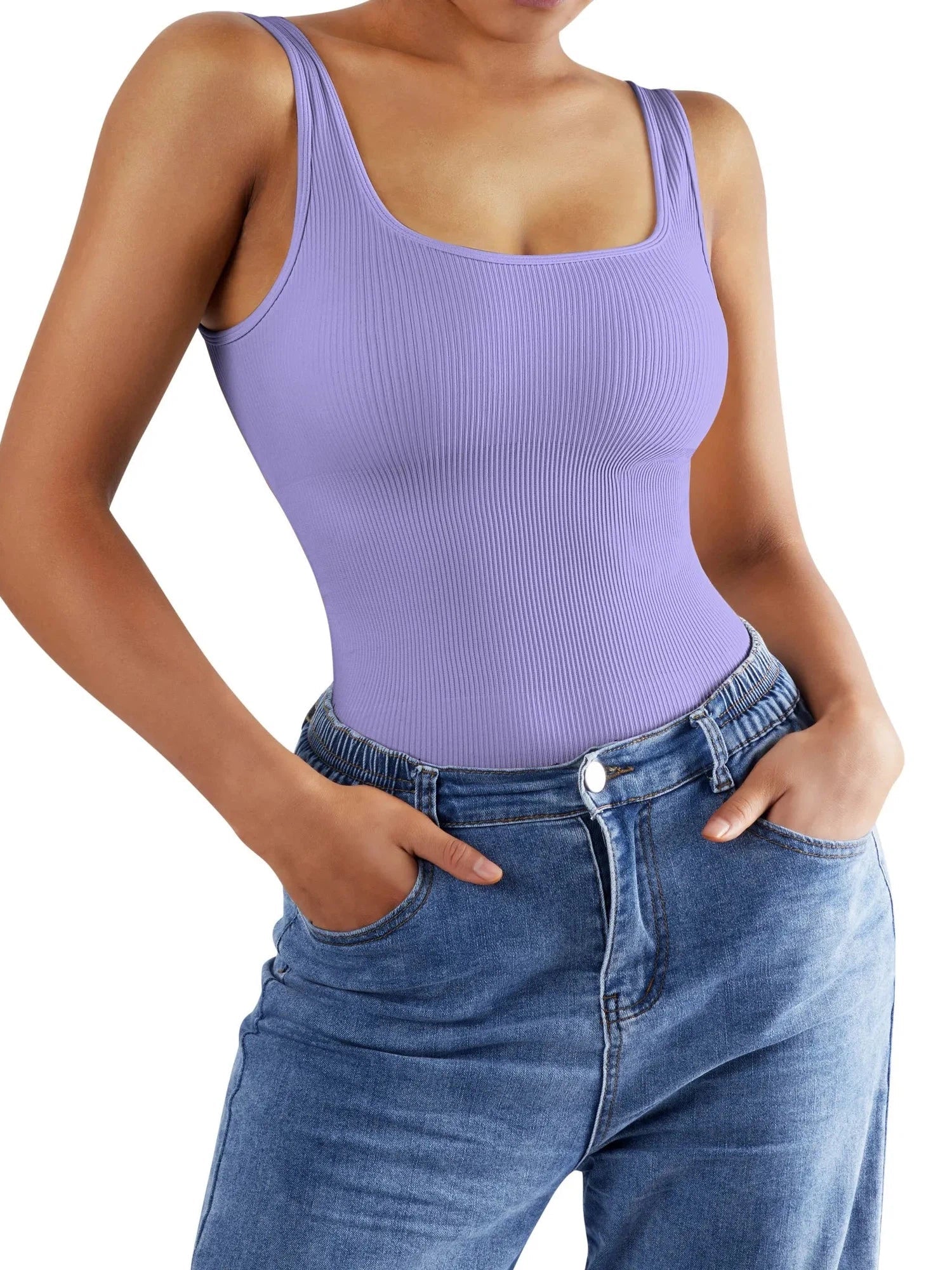 Ribbed Bodysuit