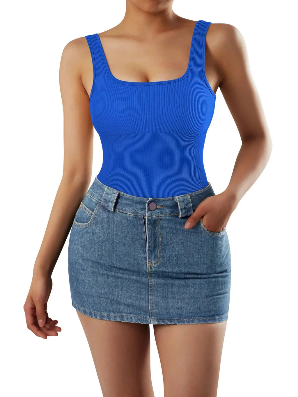 Ribbed Bodysuit