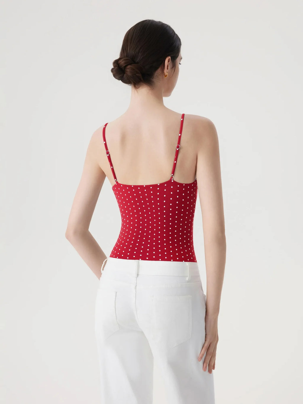 Padded V Neck Thong Bodysuit