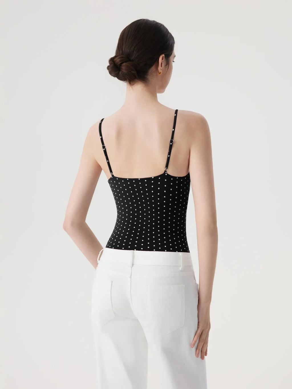 Padded V Neck Thong Bodysuit