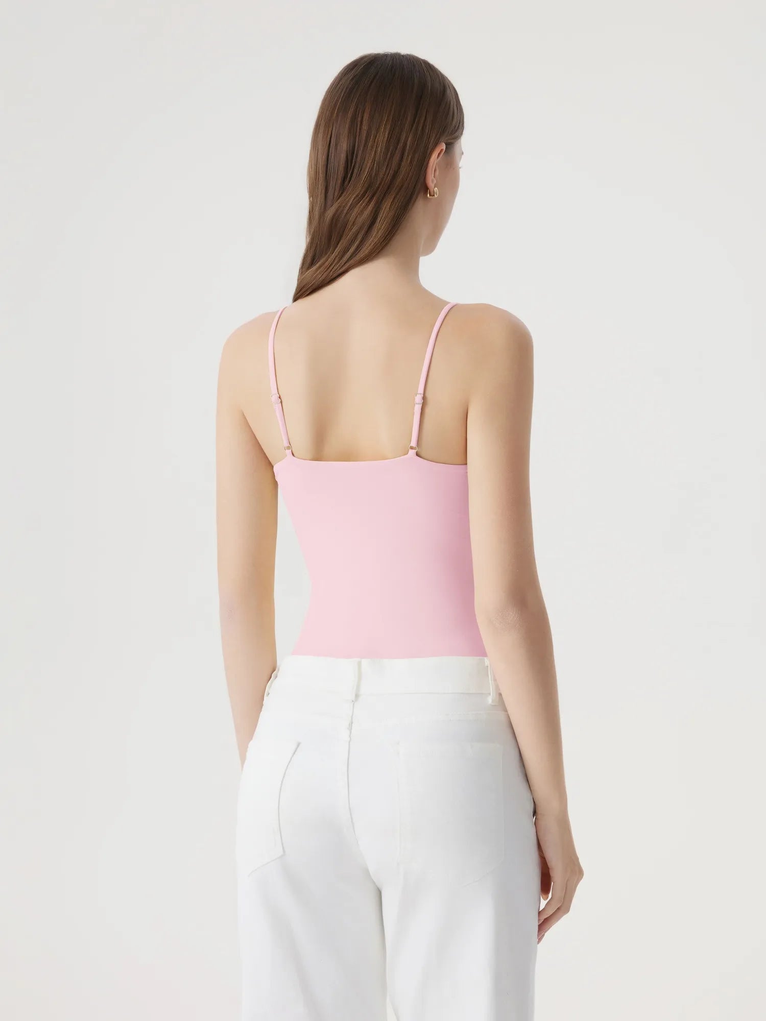Padded V Neck Thong Bodysuit
