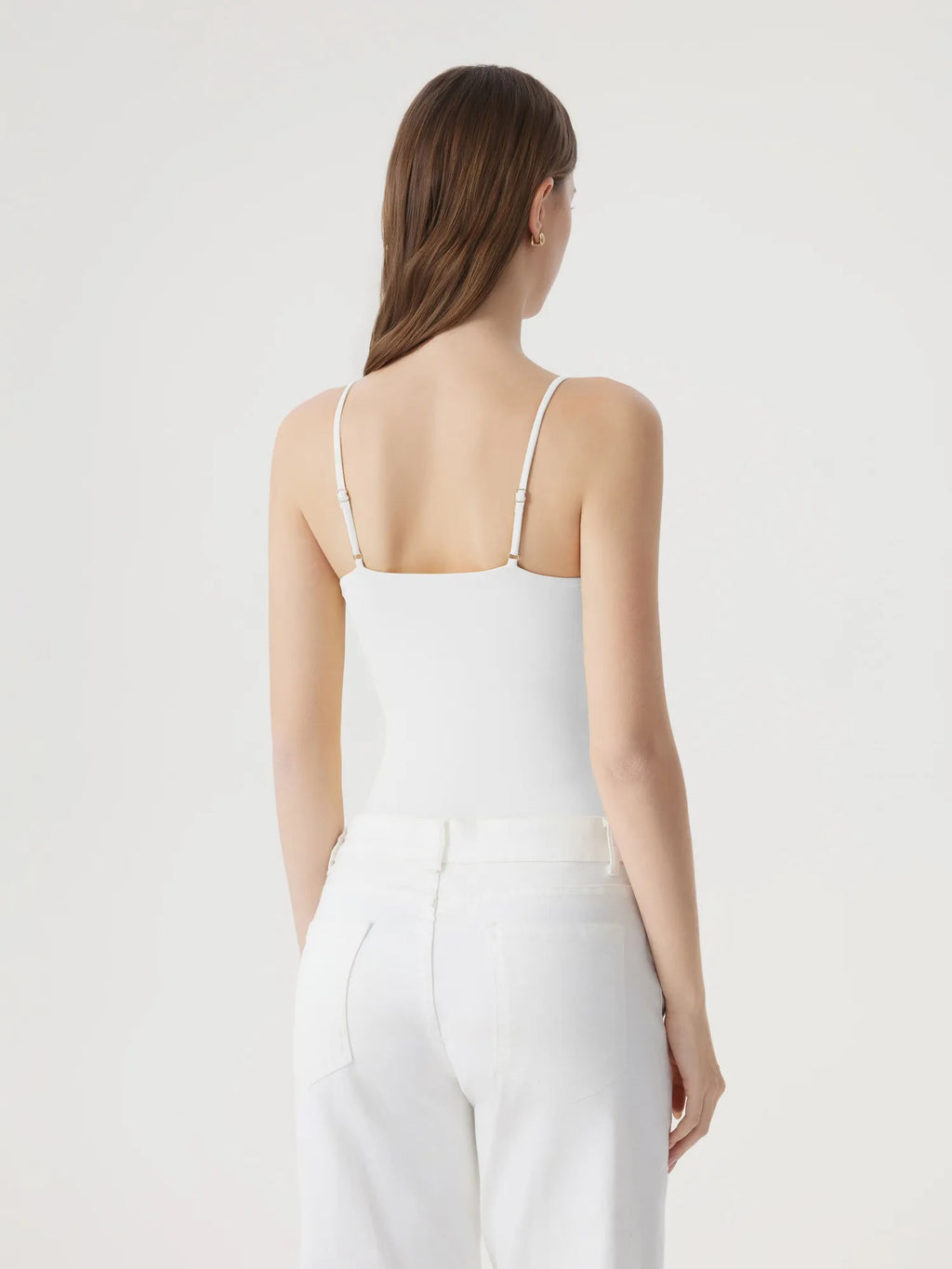 Padded V Neck Thong Bodysuit
