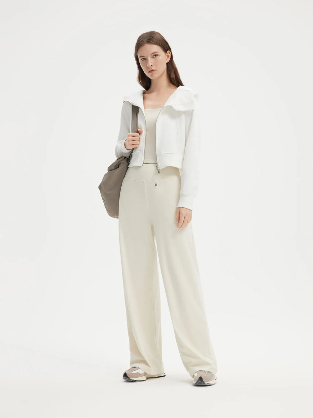 High Waisted Wide Leg Pockets Yoga Pants