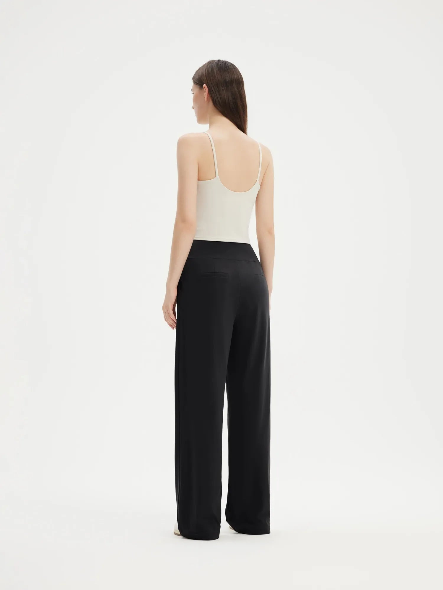 High Waisted Wide Leg Pockets Yoga Pants