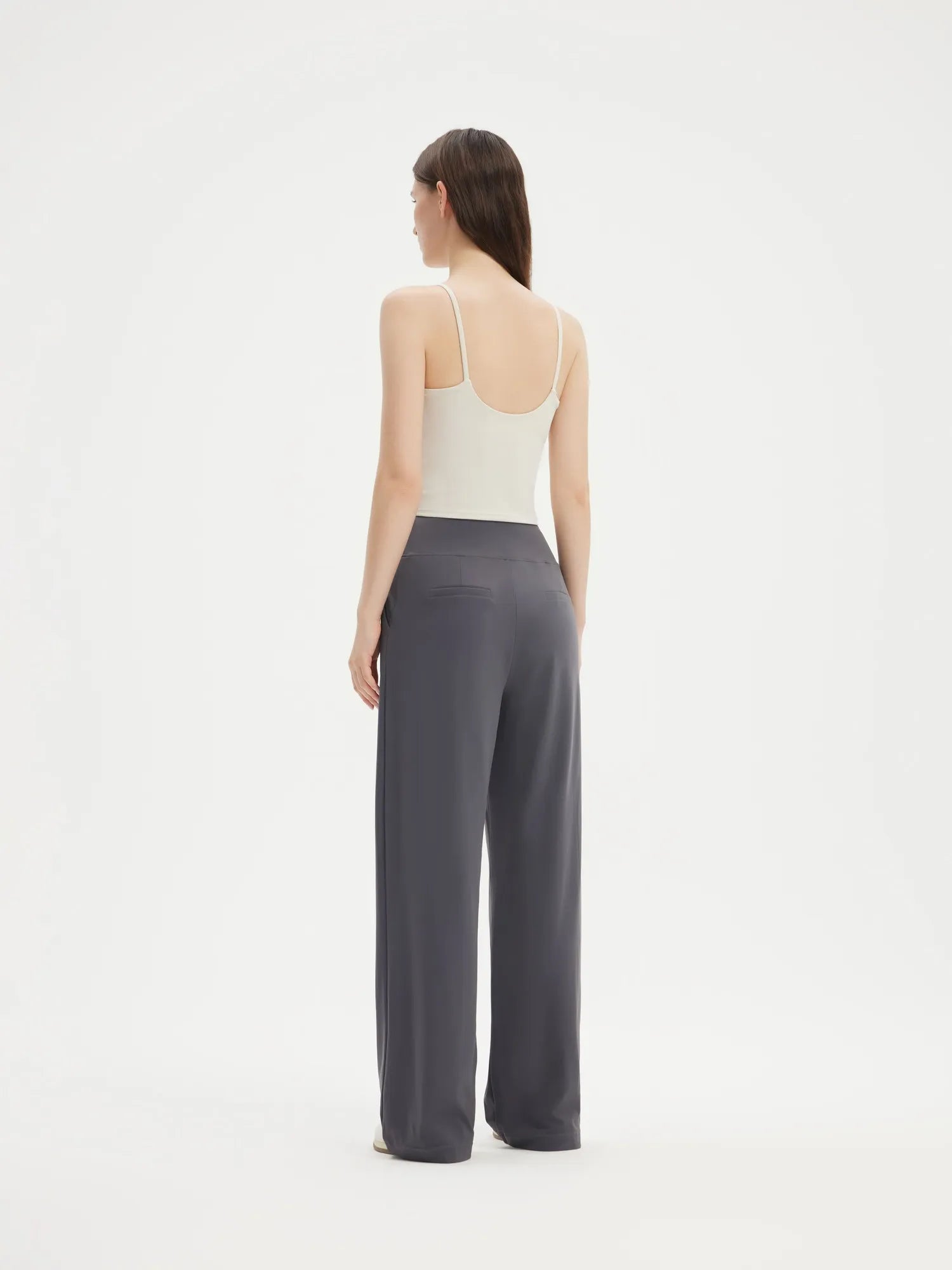 High Waisted Wide Leg Pockets Yoga Pants