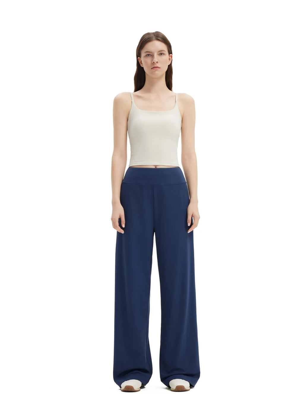 High Waisted Wide Leg Pockets Yoga Pants