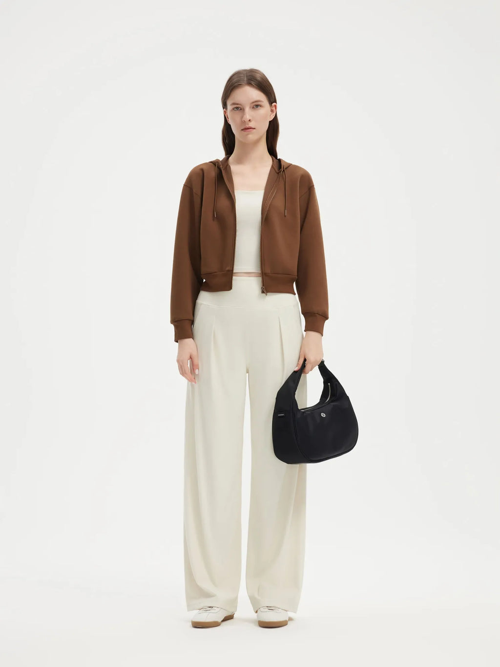 High Waisted Wide Leg Pockets Palazzo Pants