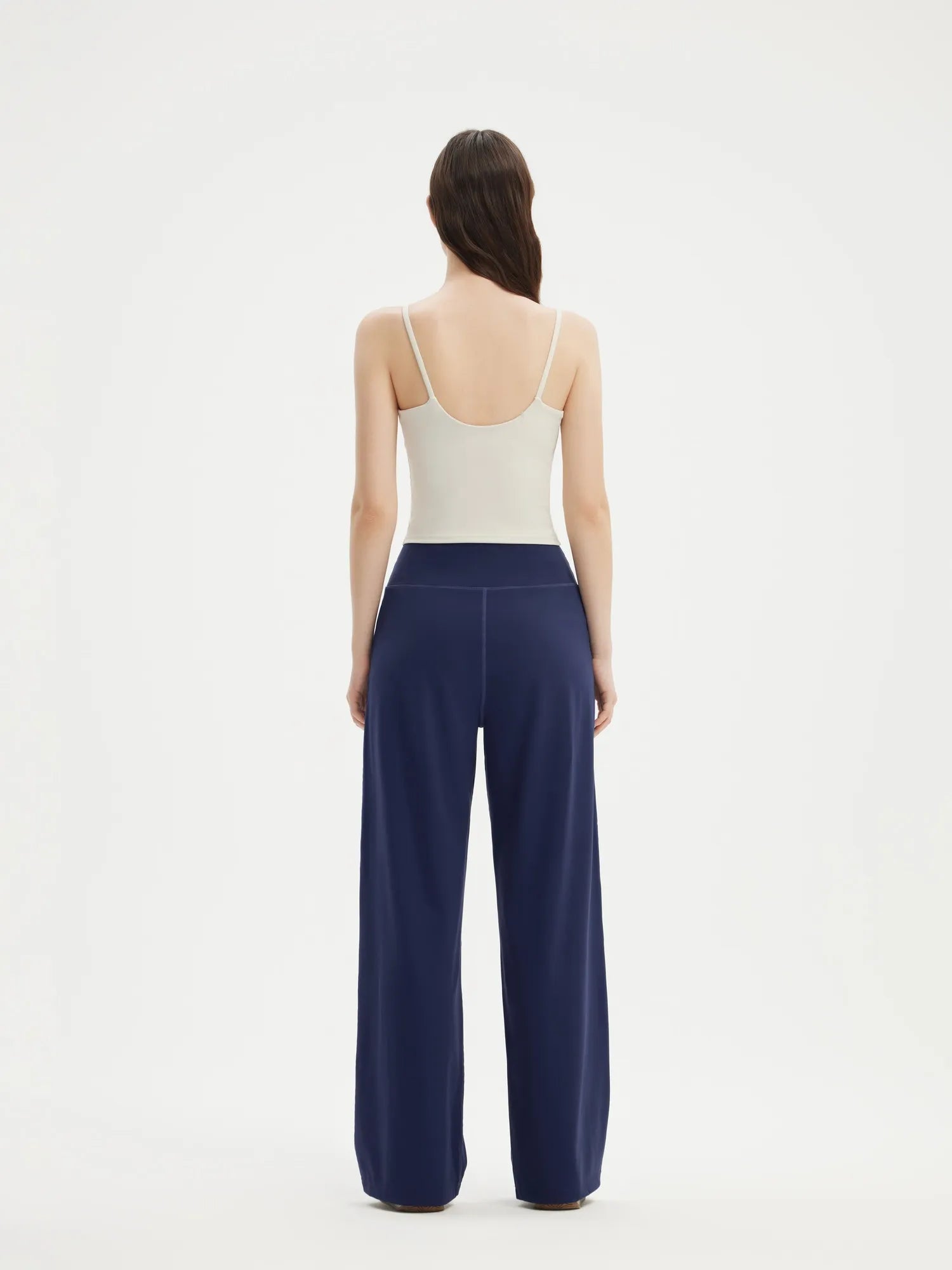High Waisted Wide Leg Pockets Palazzo Pants