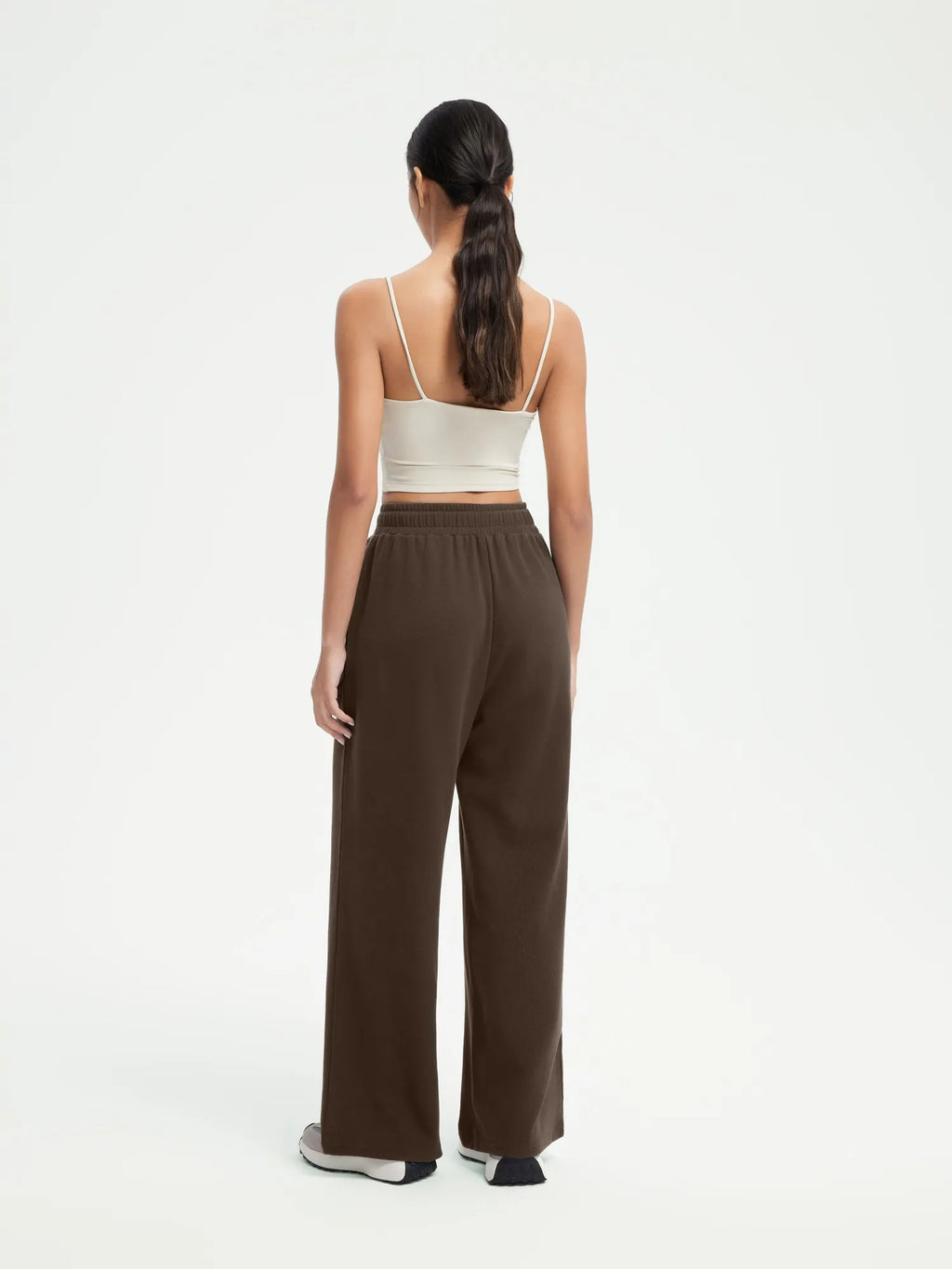 Drawstring Waffle Knit Pants