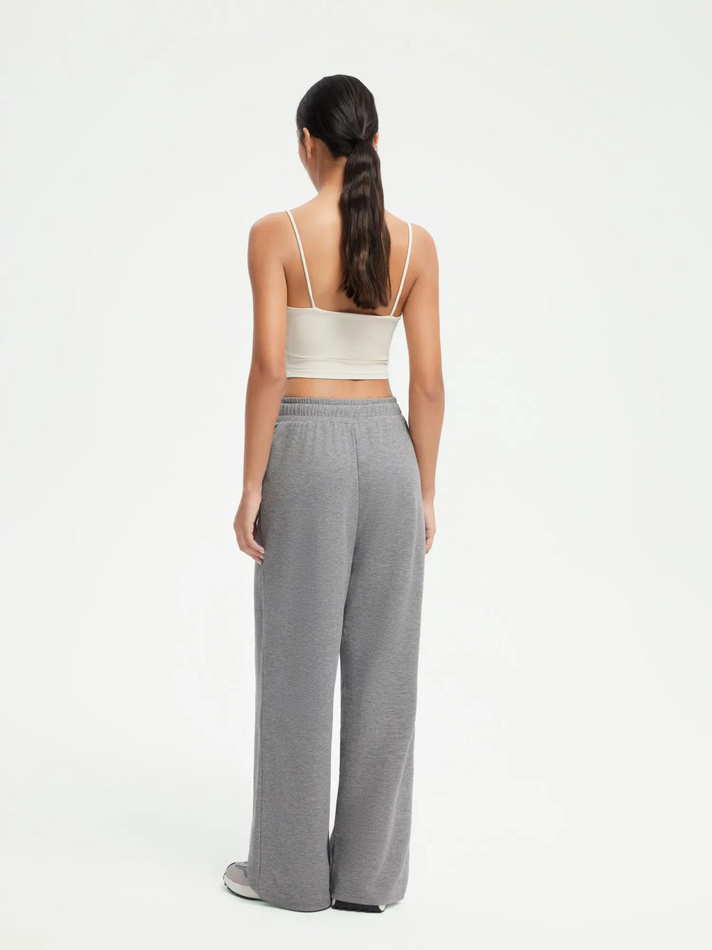 Drawstring Waffle Knit Pants