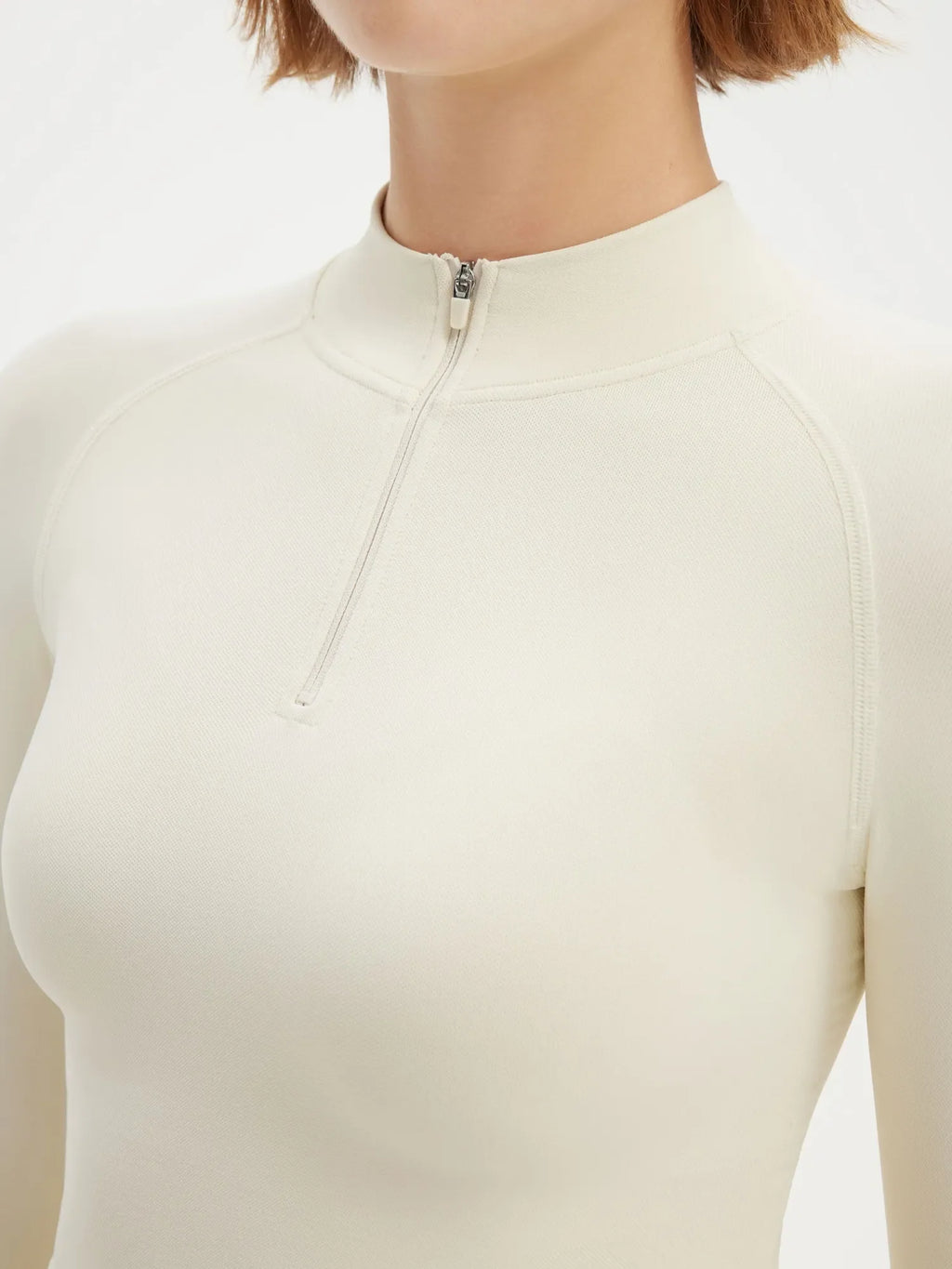 Seamless Half Zippy Jacket Workout Set