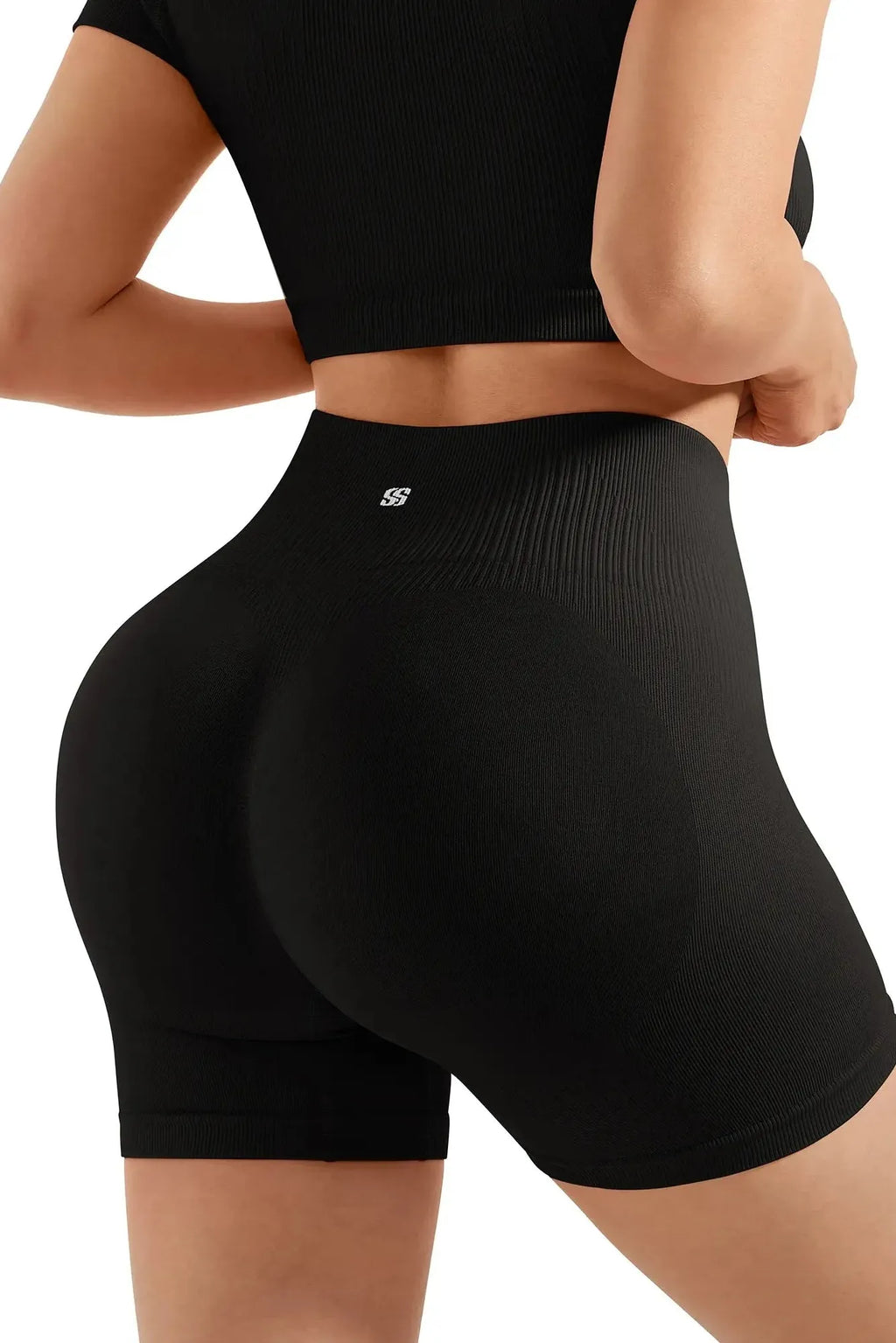 Seamless Crop Top Workout Set