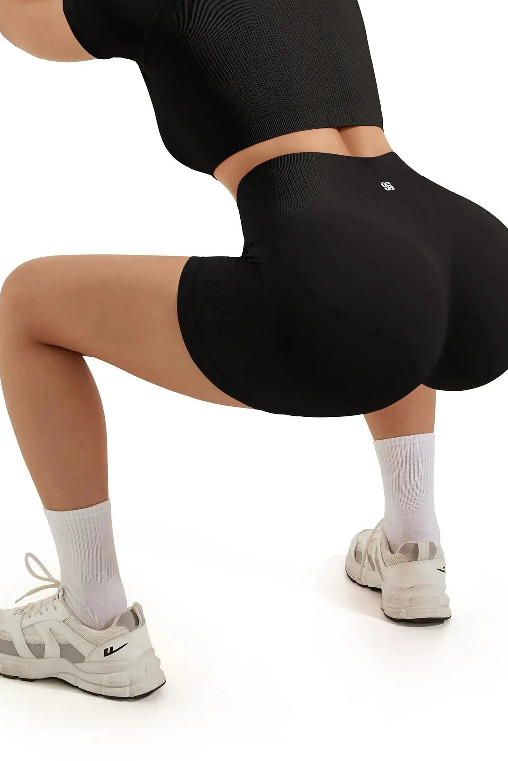 Seamless Crop Top Workout Set