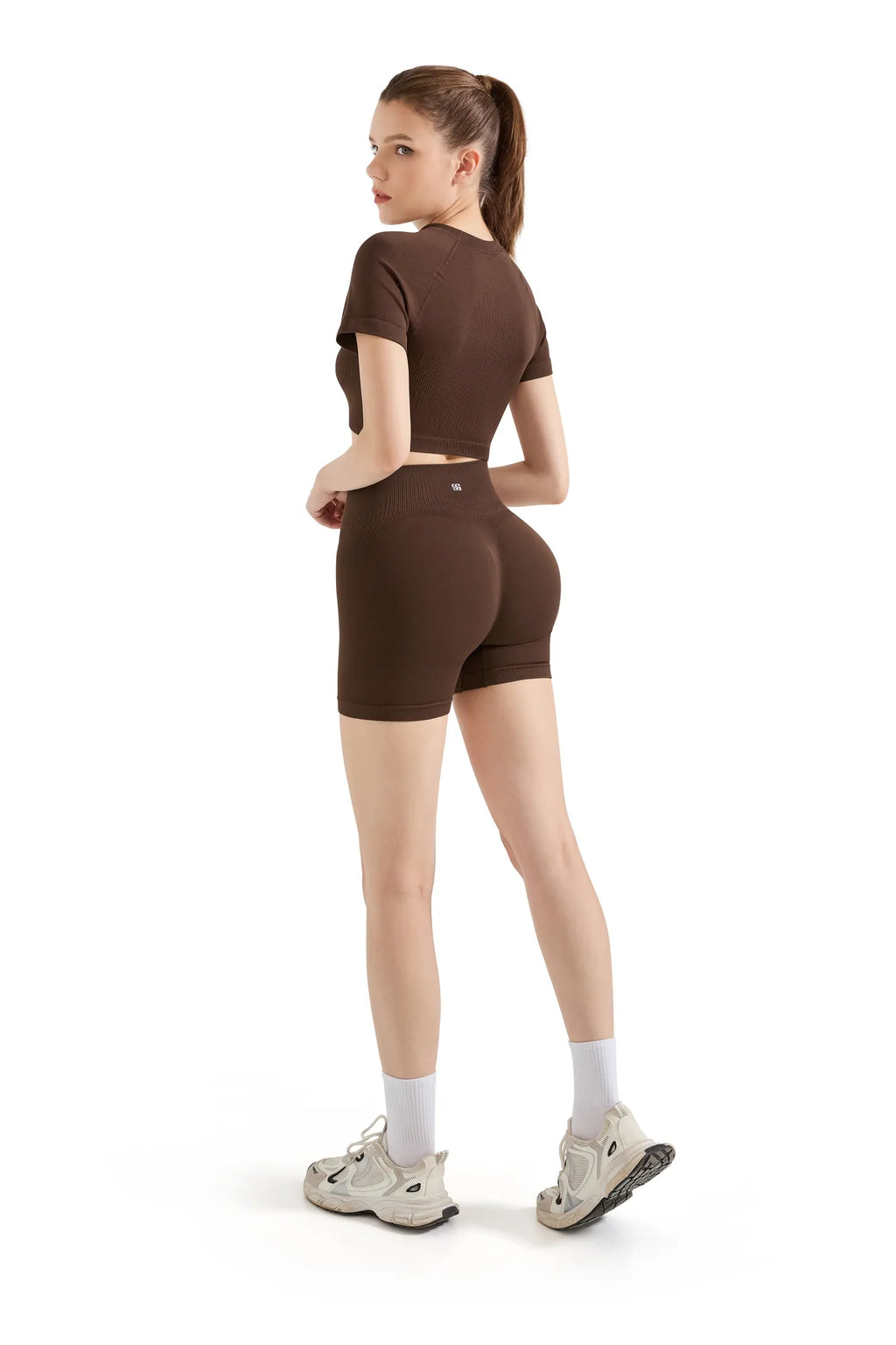 Seamless Crop Top Workout Set