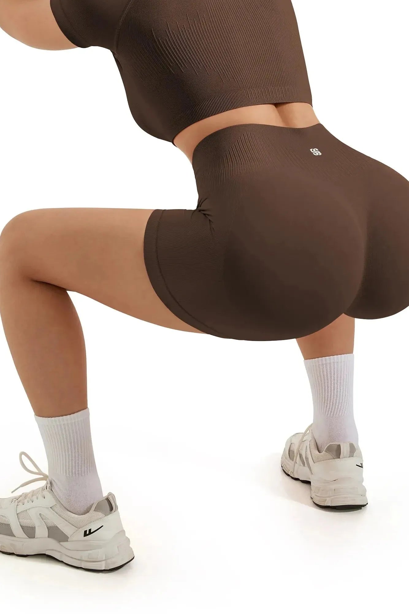 Seamless Crop Top Workout Set