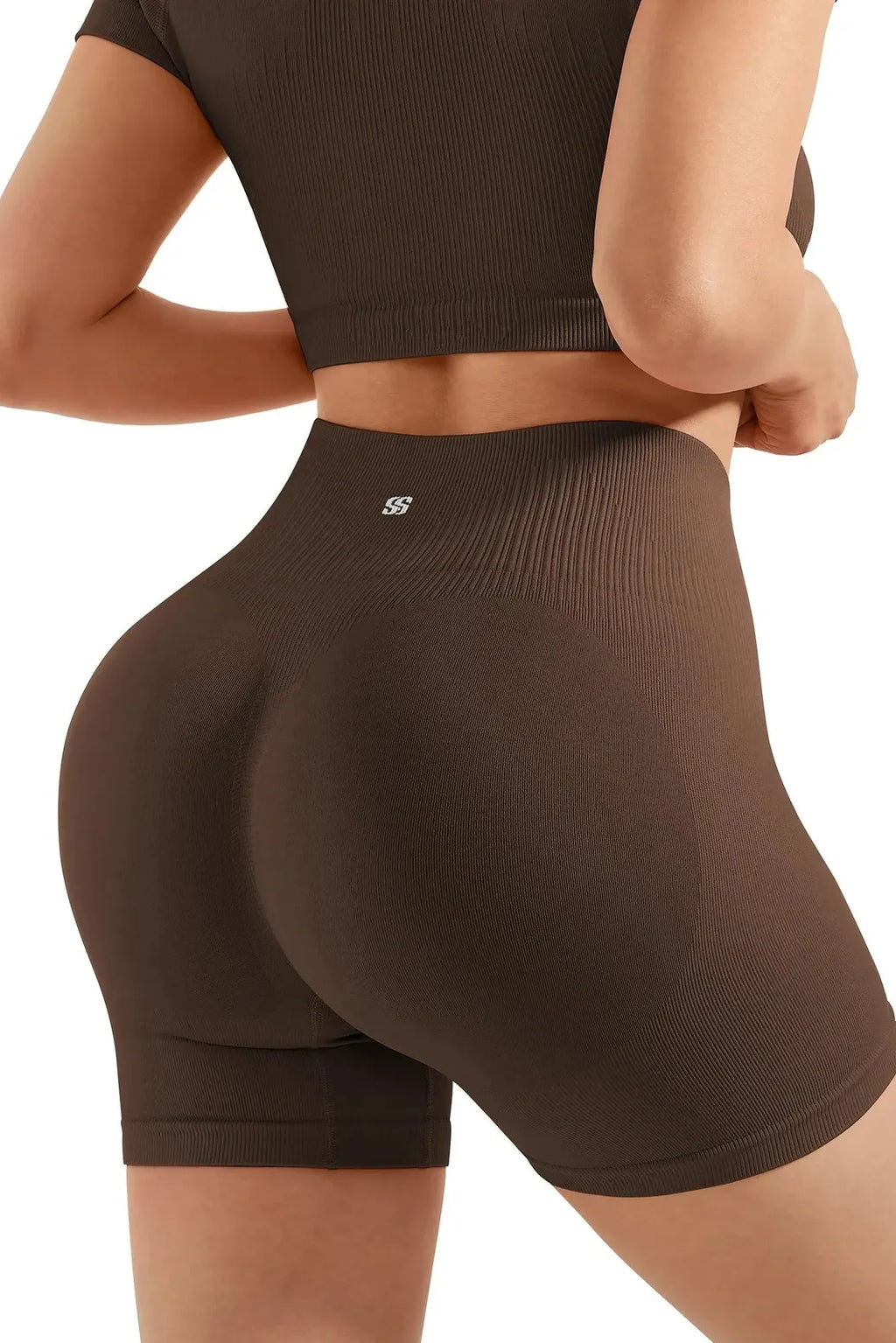 Seamless Crop Top Workout Set