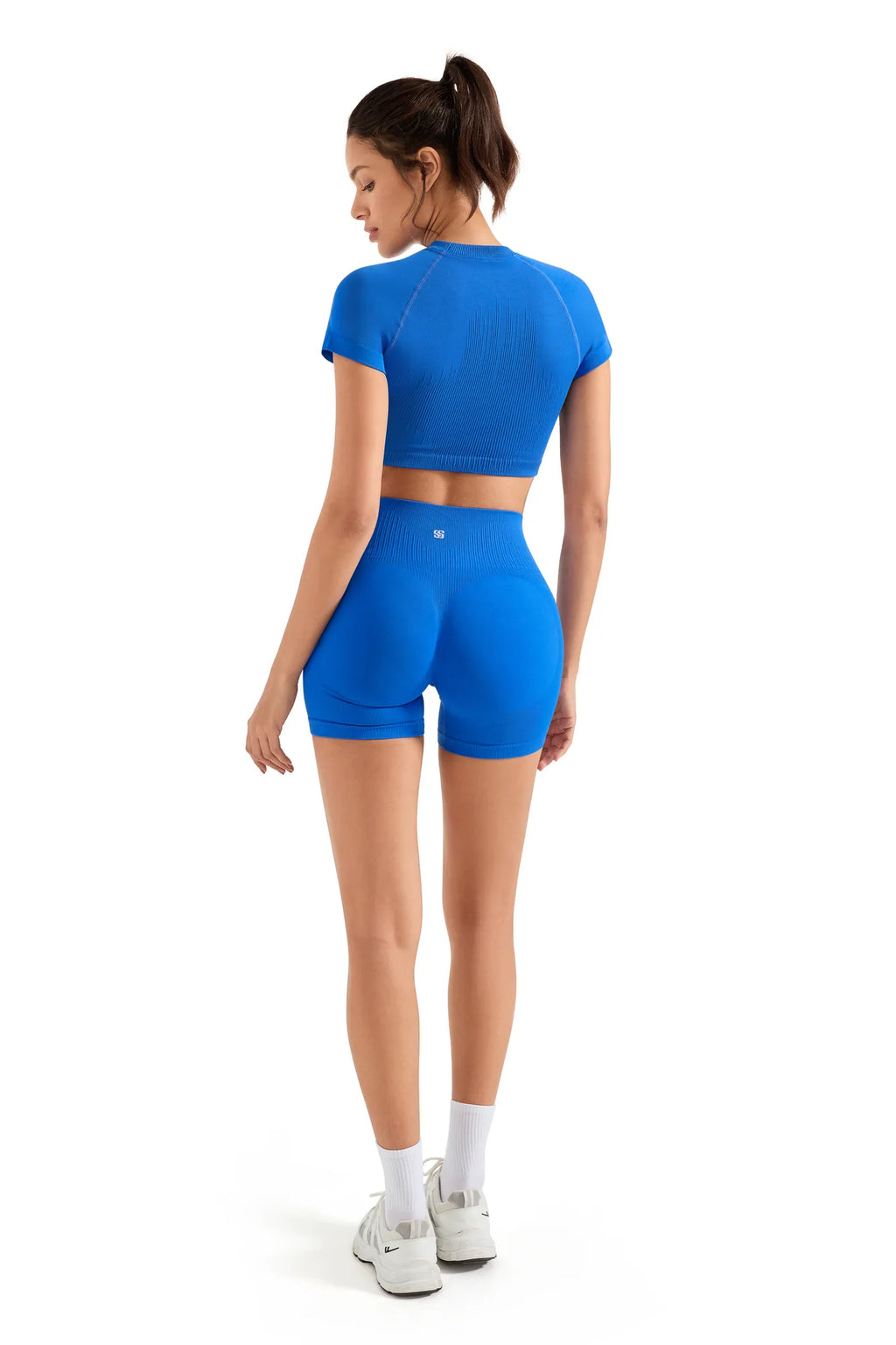 Seamless Crop Top Workout Set