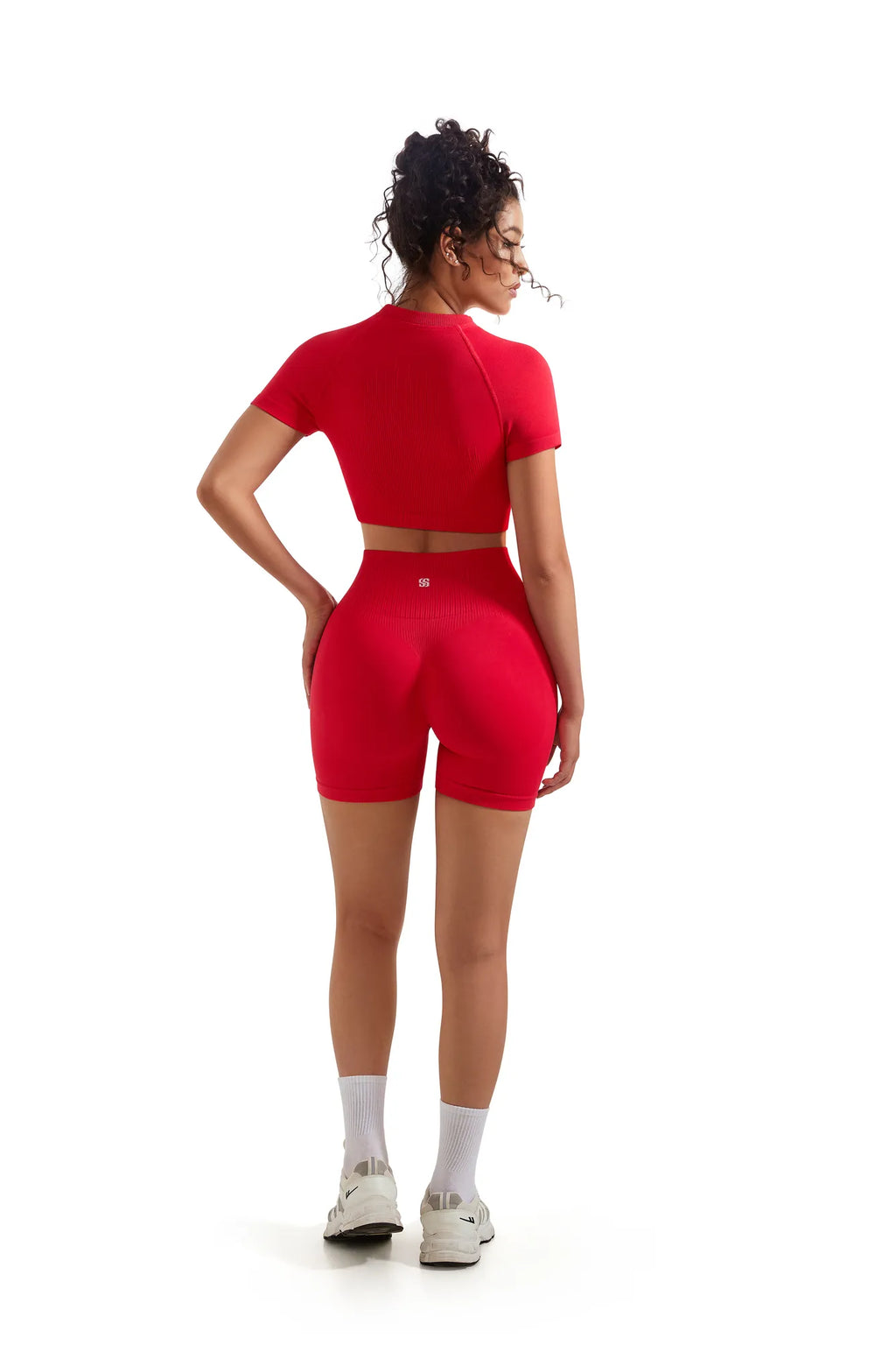 Seamless Crop Top Workout Set