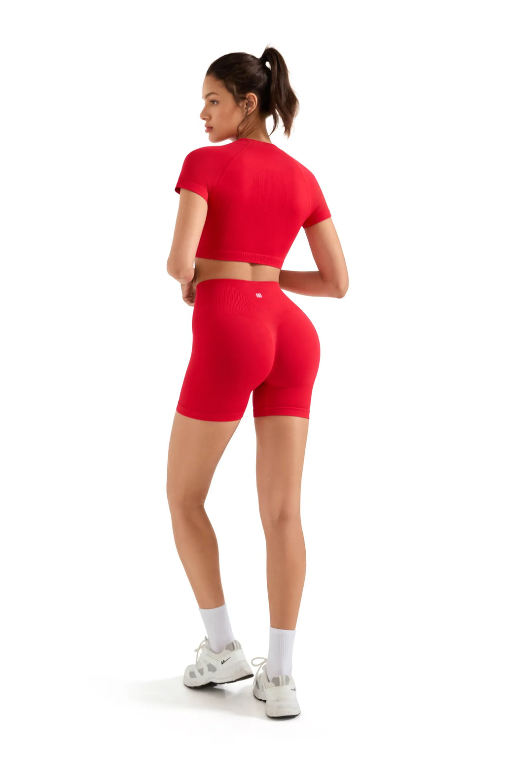 Seamless Crop Top Workout Set