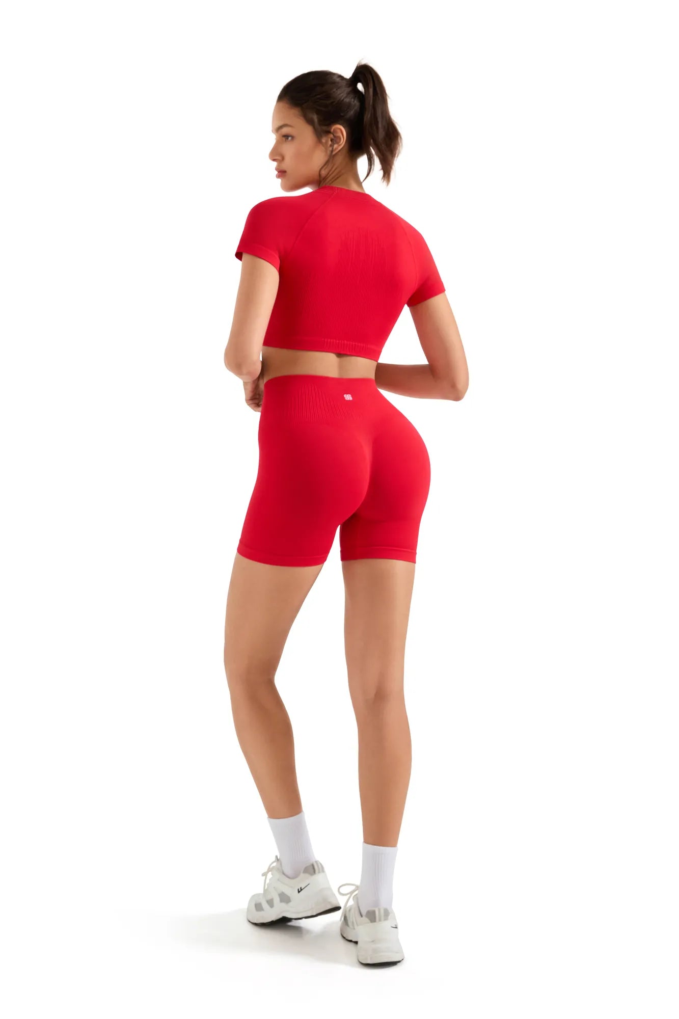 Seamless Crop Top Workout Set