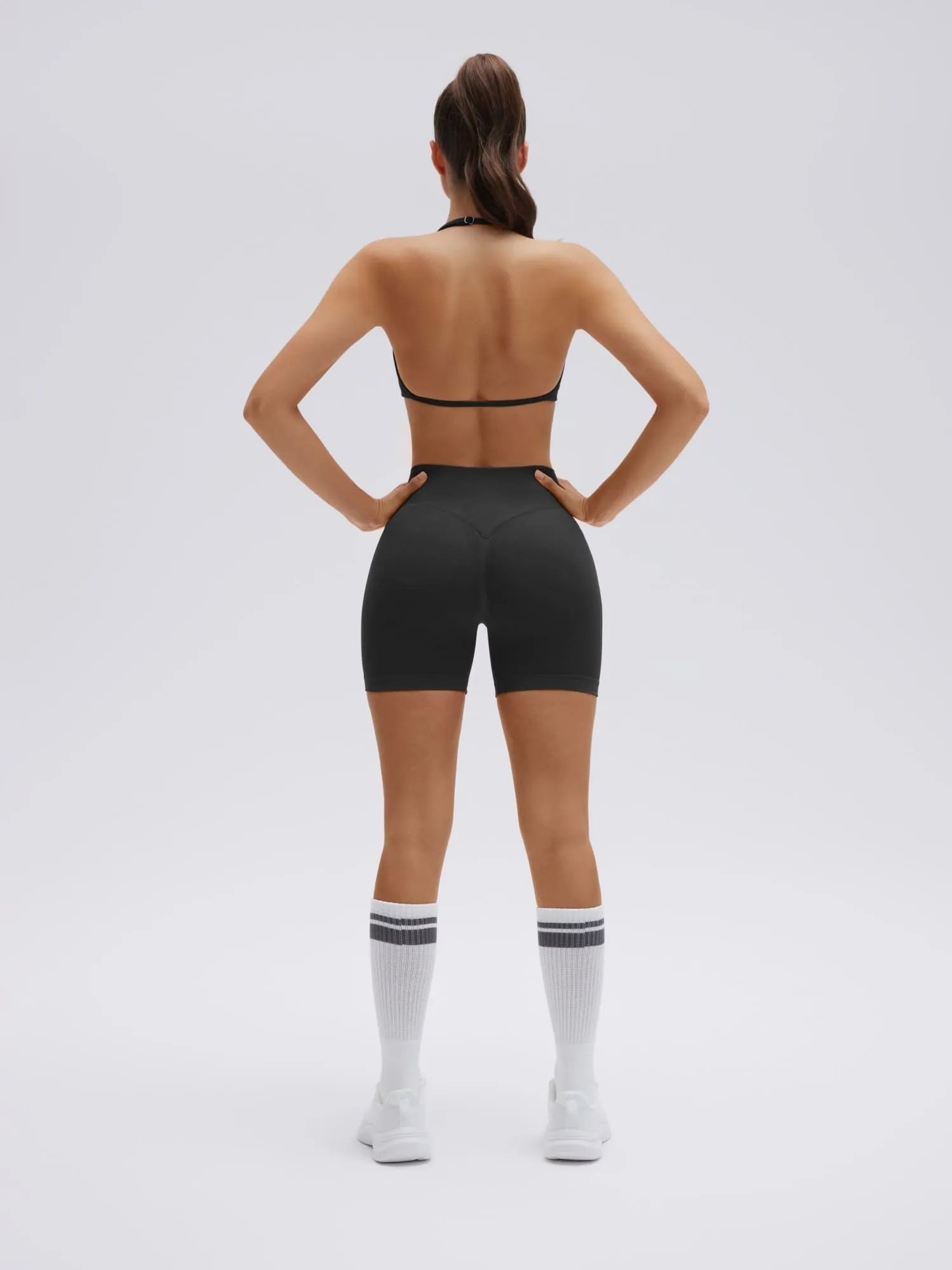 Padded Bra Seamless Halter 2 Piece Workout Sets